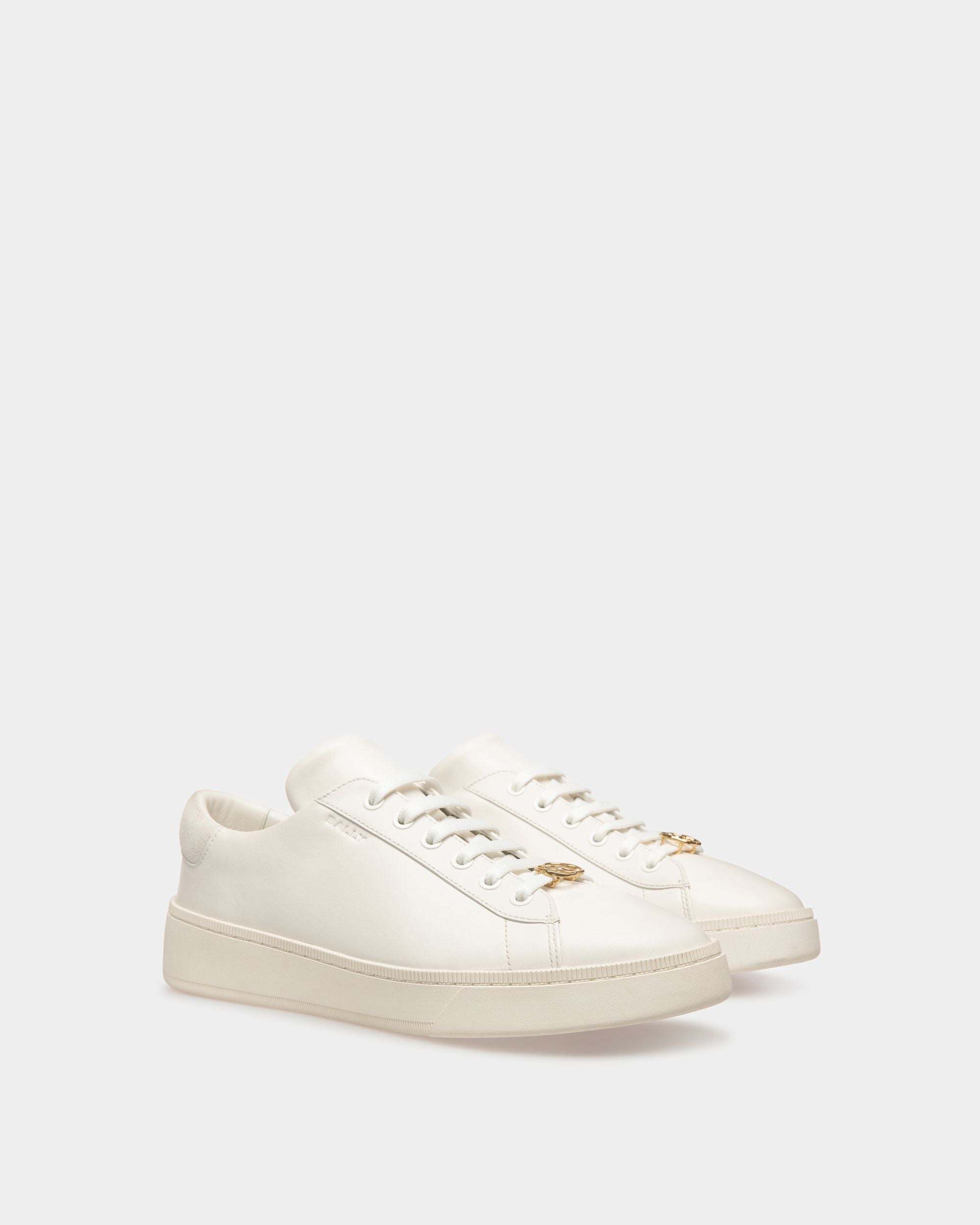 Zapatillas Raise De Piel Blanca - Hombre - Bally - 03