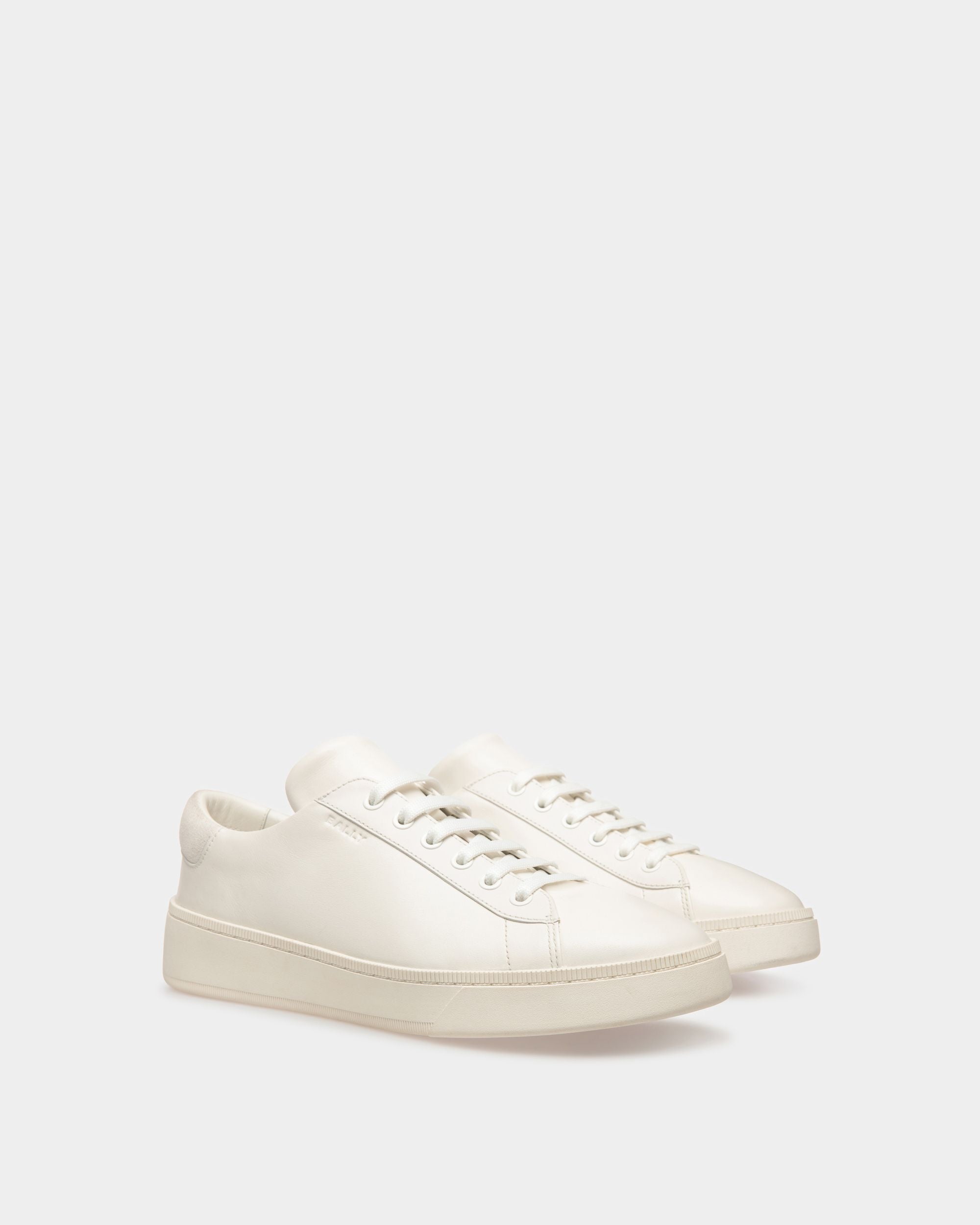 Sneakers Raise En cuir blanc - Homme - Bally - 04