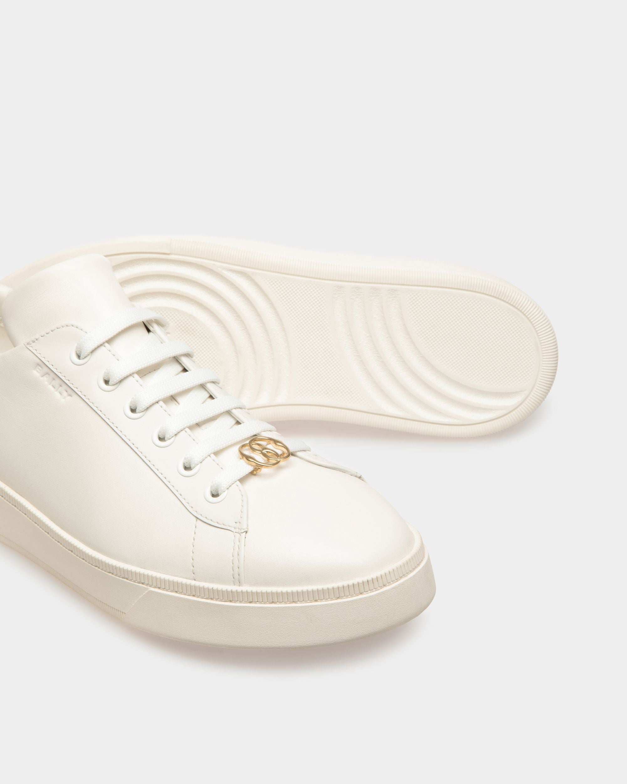 Zapatillas Raise De Piel Blanca - Hombre - Bally - 06