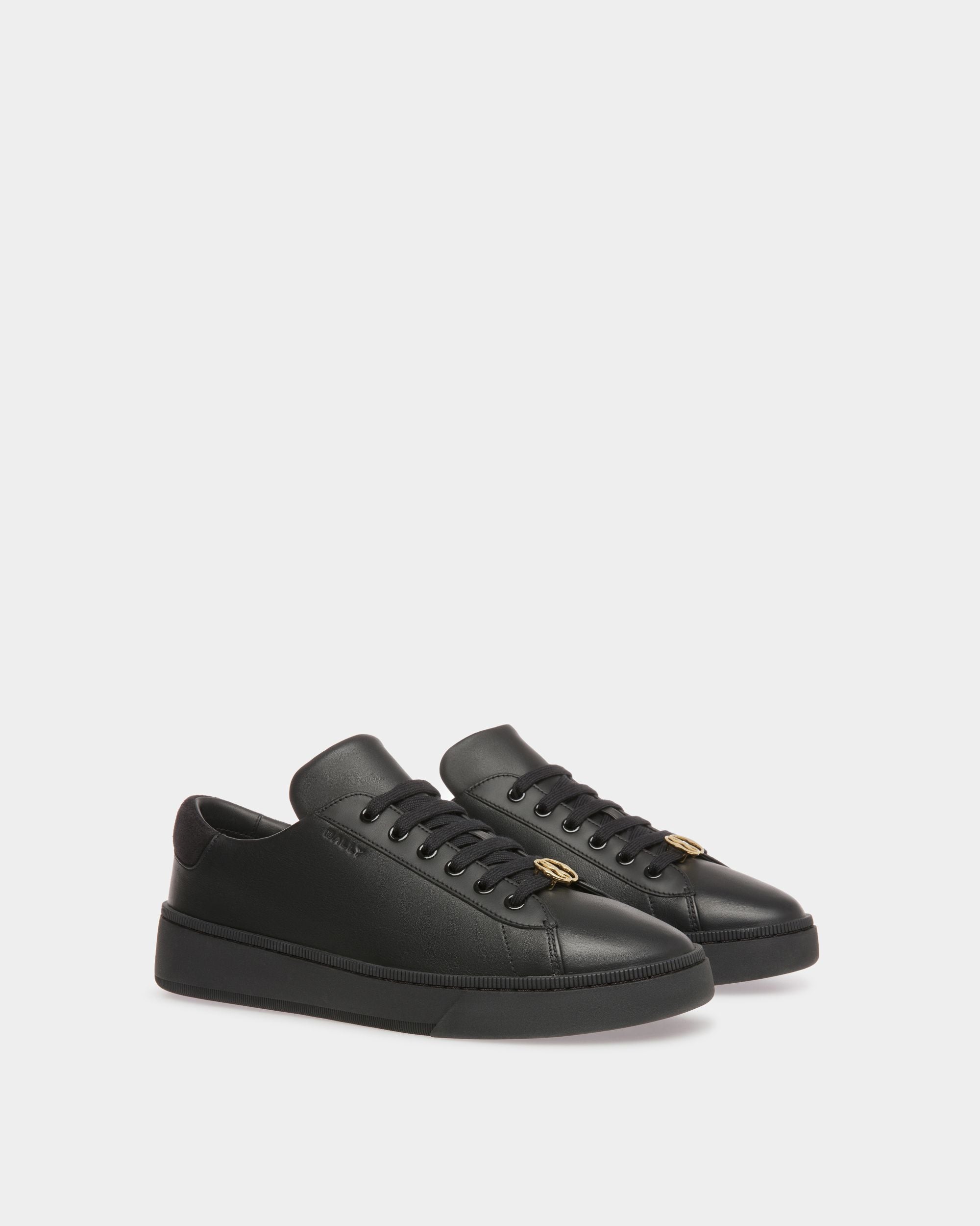 Zapatillas Raise De Piel En Negro - Hombre - Bally - 03