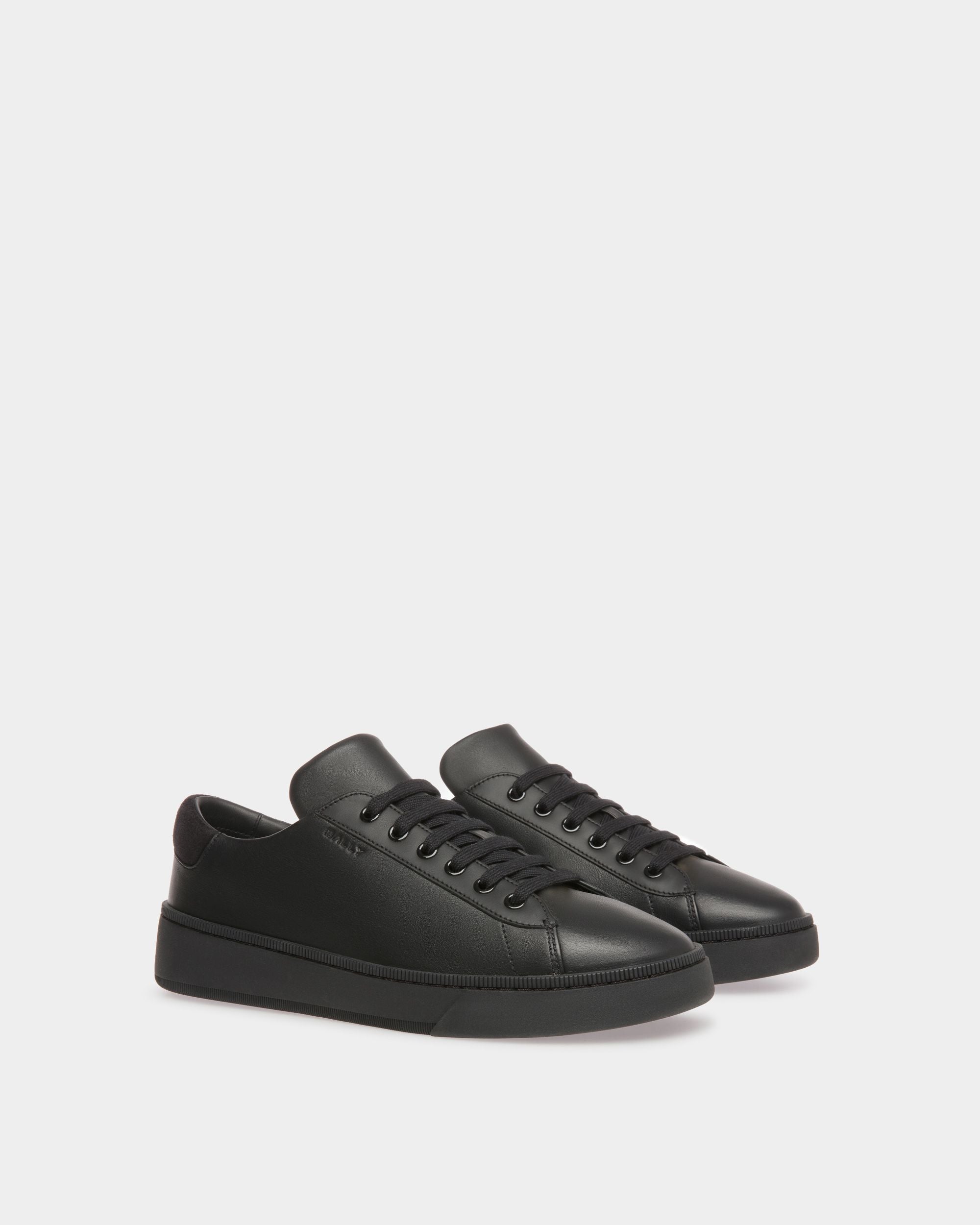 Zapatillas Raise De Piel En Negro - Hombre - Bally - 04