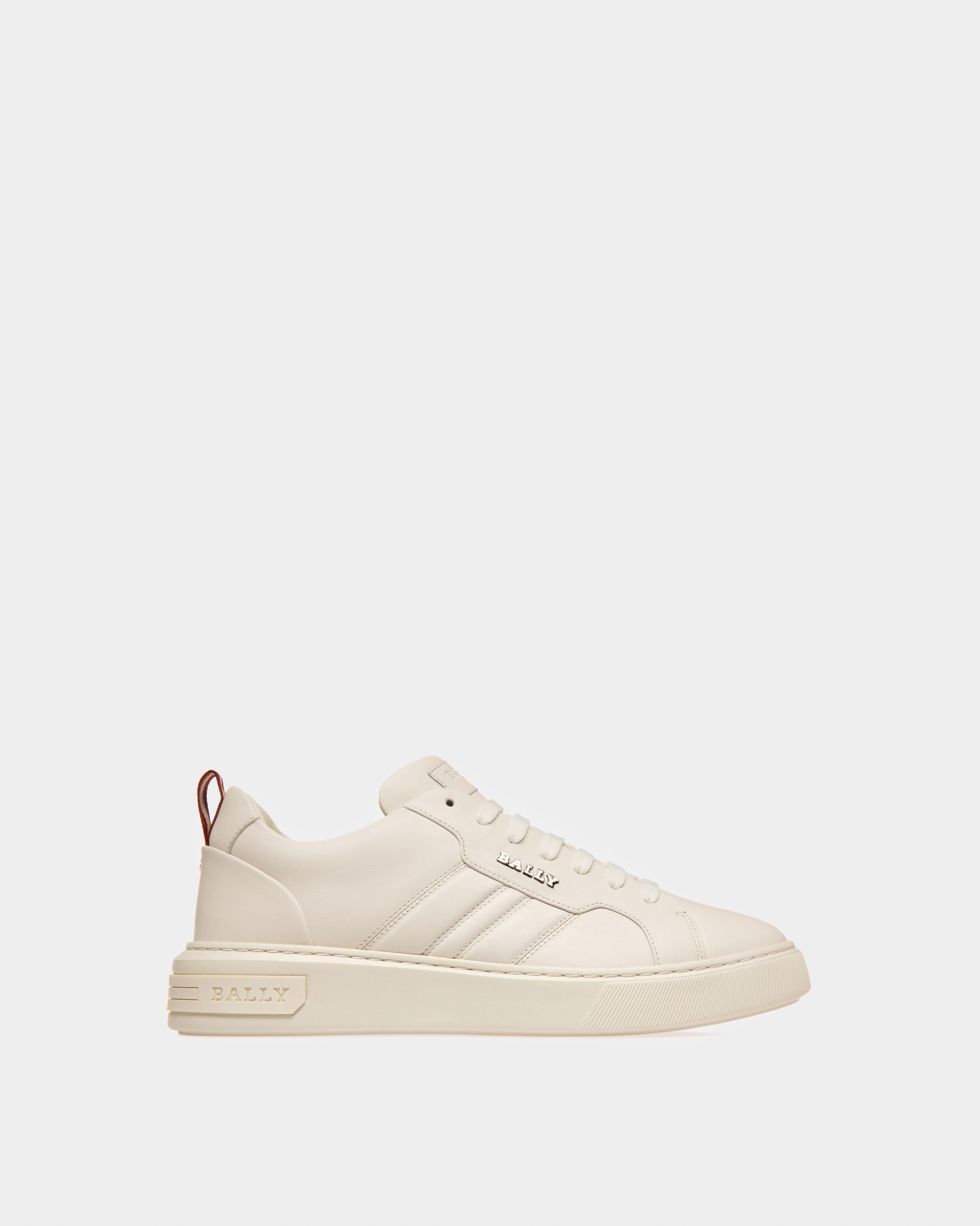 Maxim Sneaker Aus Weissem Leder - Herren - Bally - 01