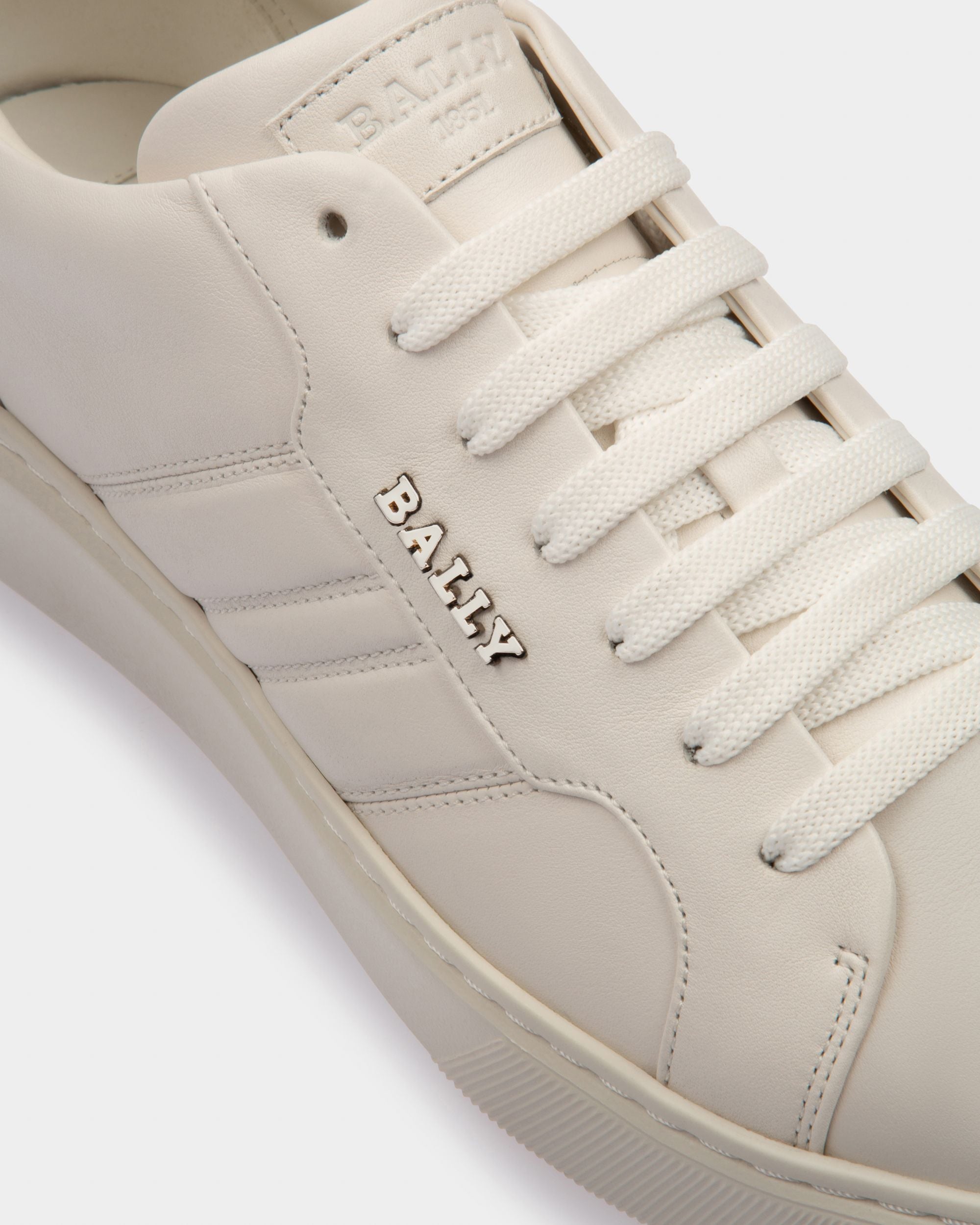 Maxim Sneaker Aus Weissem Leder - Herren - Bally - 06
