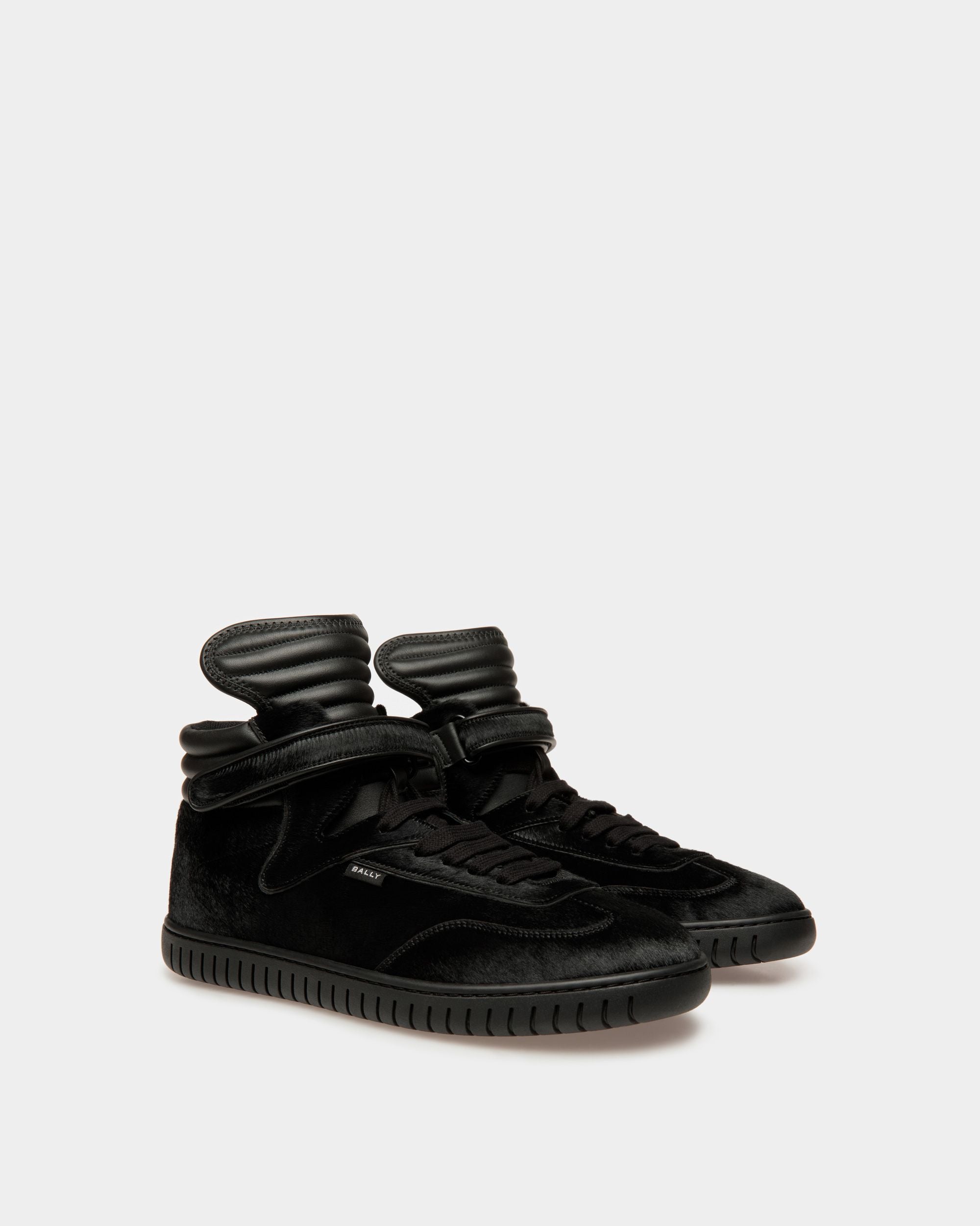 Sneakers Player En Cuir Noir - Homme - Bally - 02