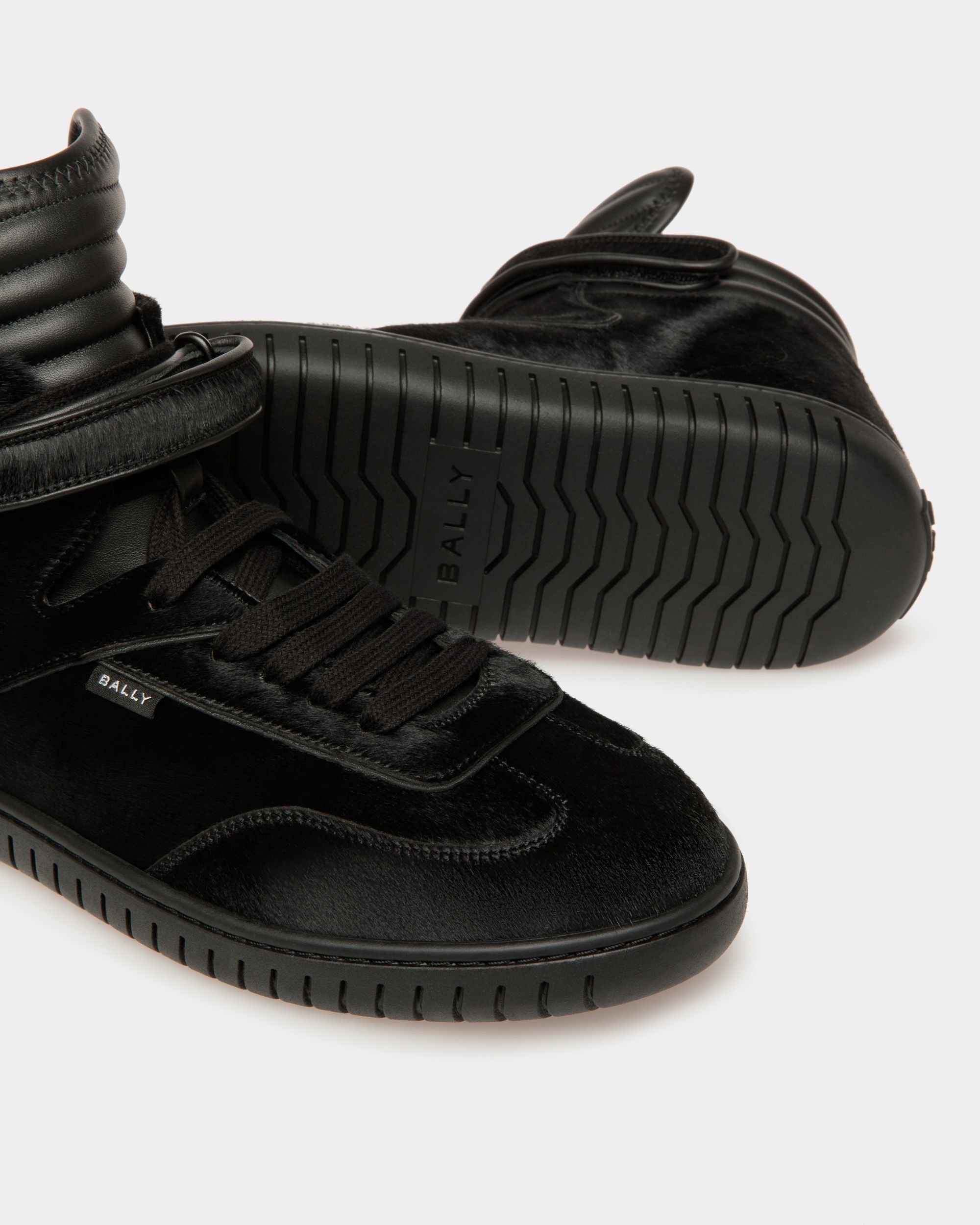 Sneakers Player En Cuir Noir - Homme - Bally - 04
