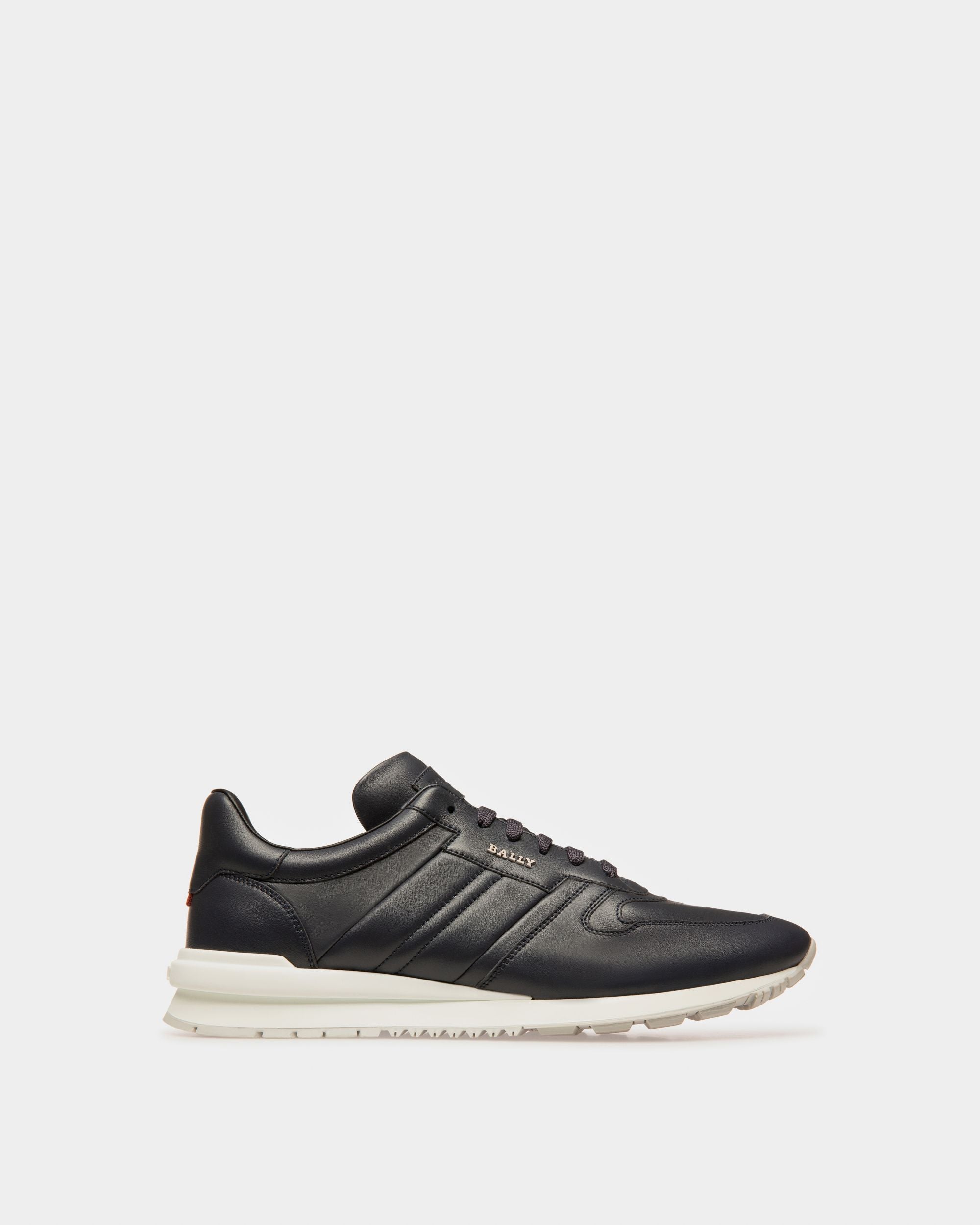 Asler Sneakers En Cuir Bleu Marine - Homme - Bally - 01