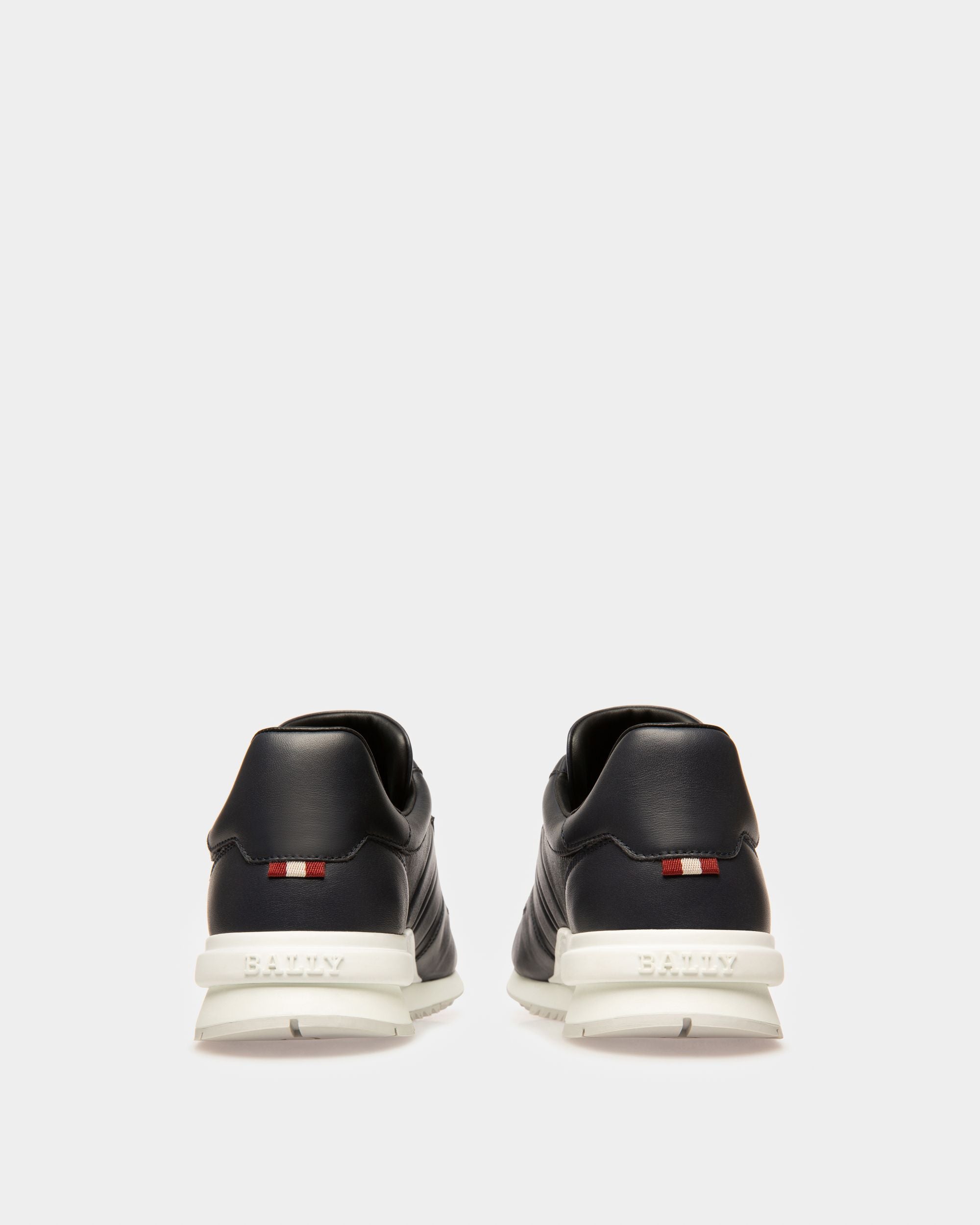 Asler Sneakers En Cuir Bleu Marine - Homme - Bally - 03