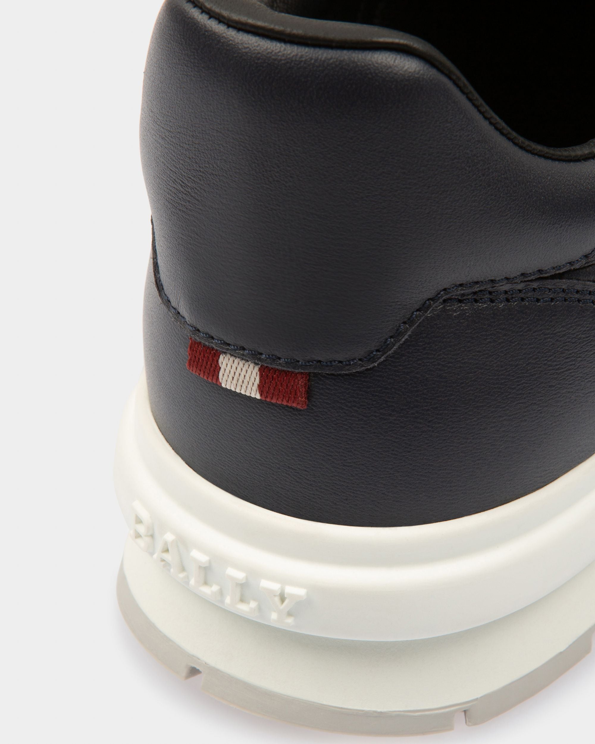 Asler Sneakers En Cuir Bleu Marine - Homme - Bally - 05