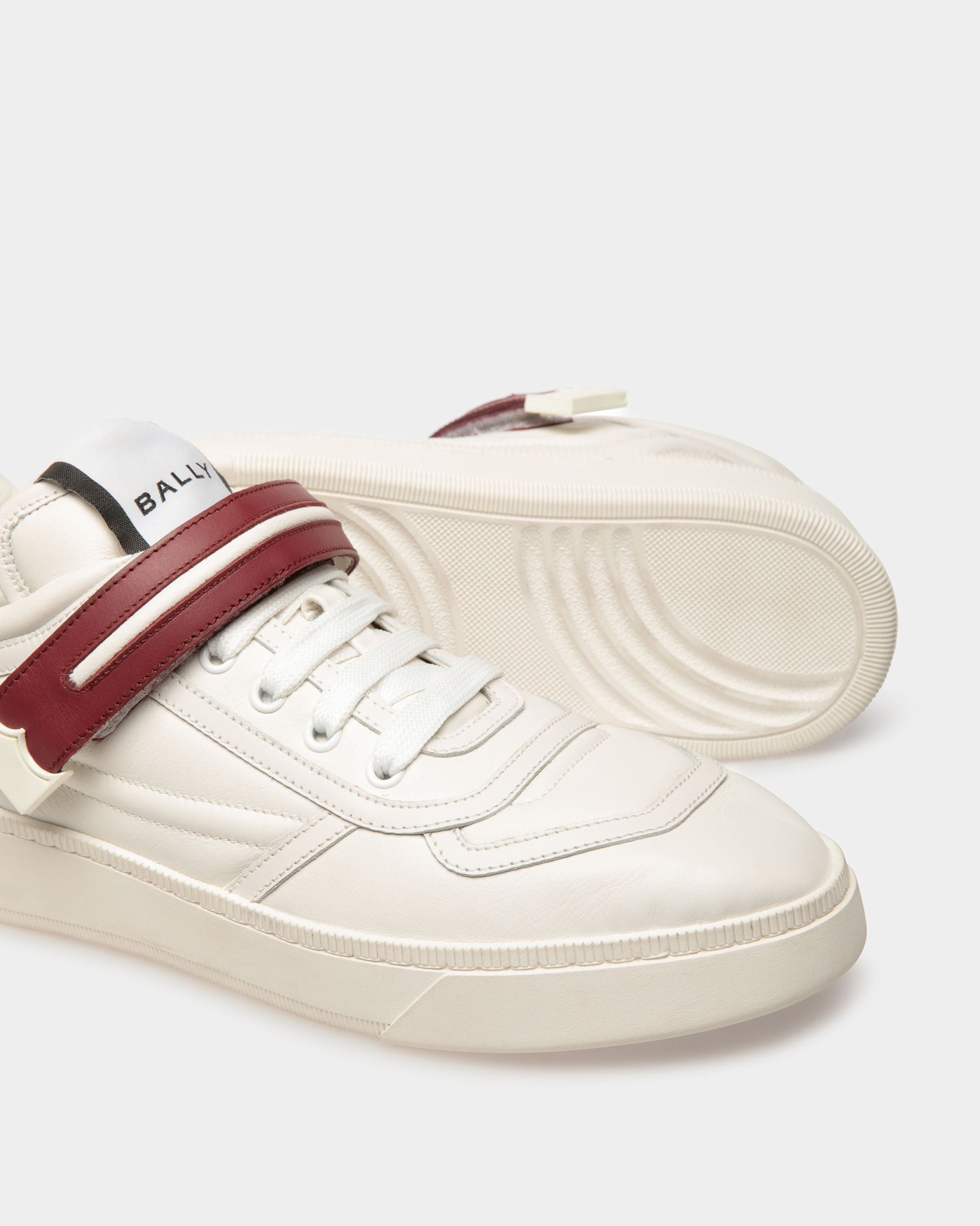 Sneaker Raise En Cuir Blanc - Homme - Bally - 05