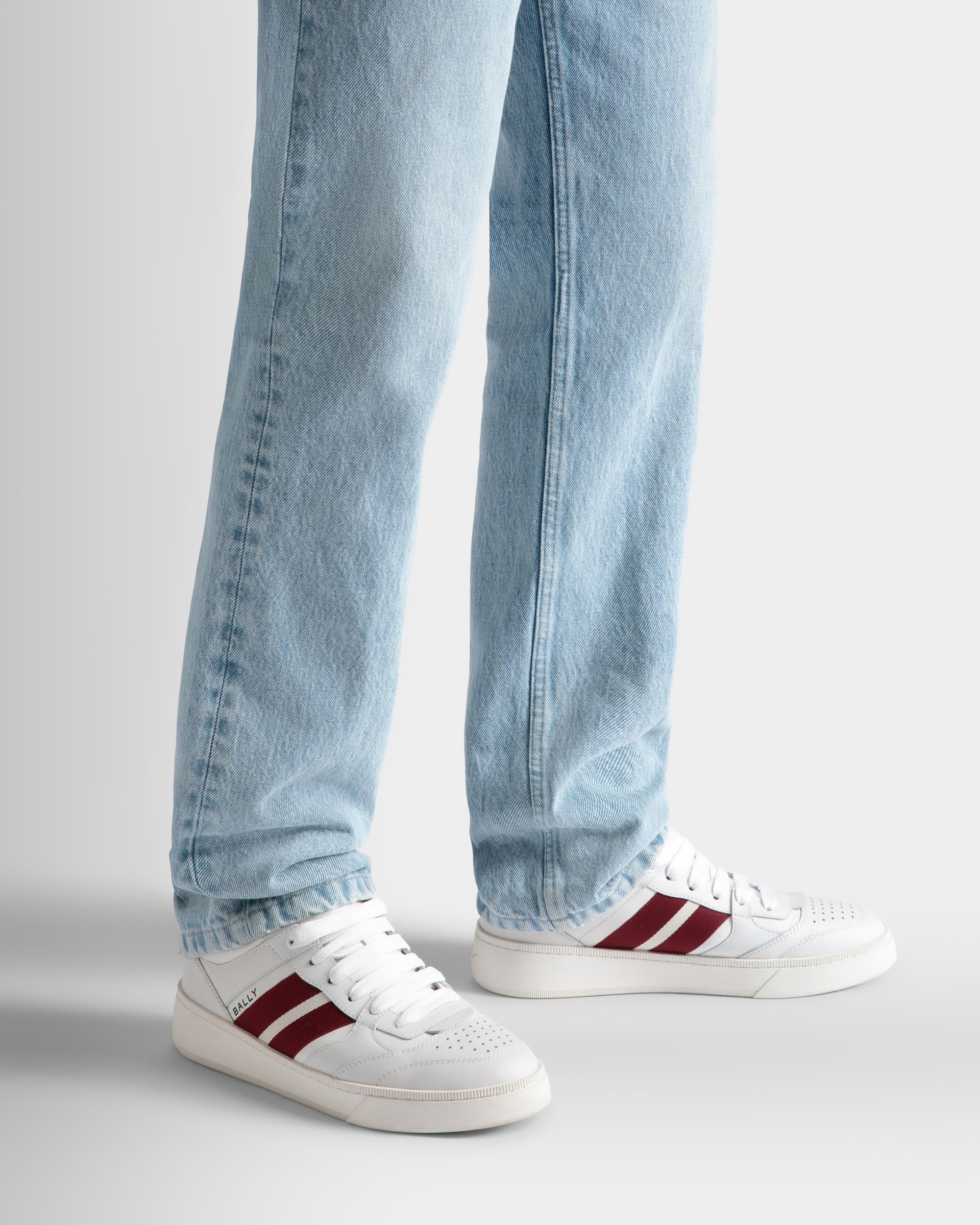 Raise Sneaker Aus Weißem Leder - Herren - Bally - 02