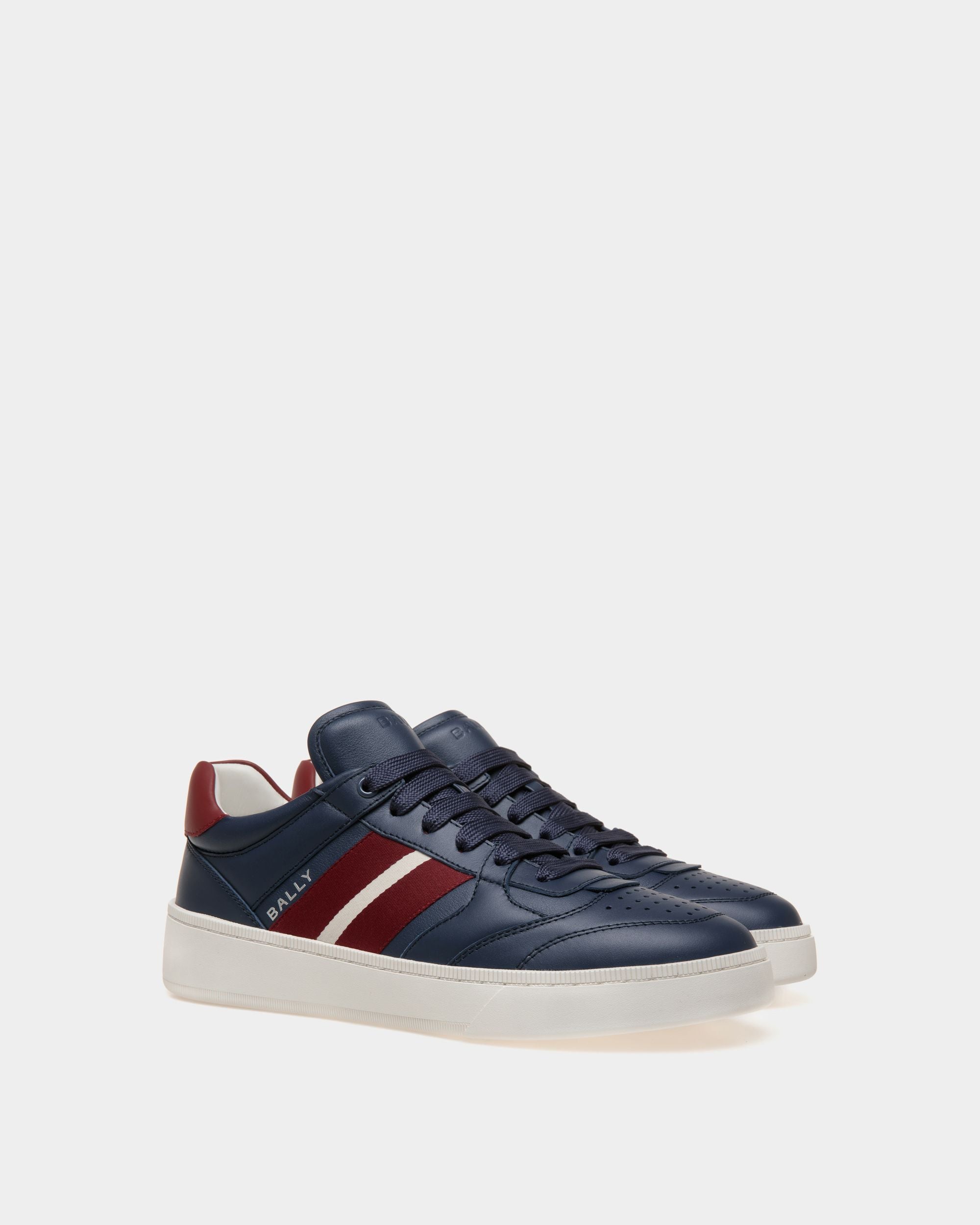 Sneaker Raise En Cuir Bleu - Homme - Bally - 02