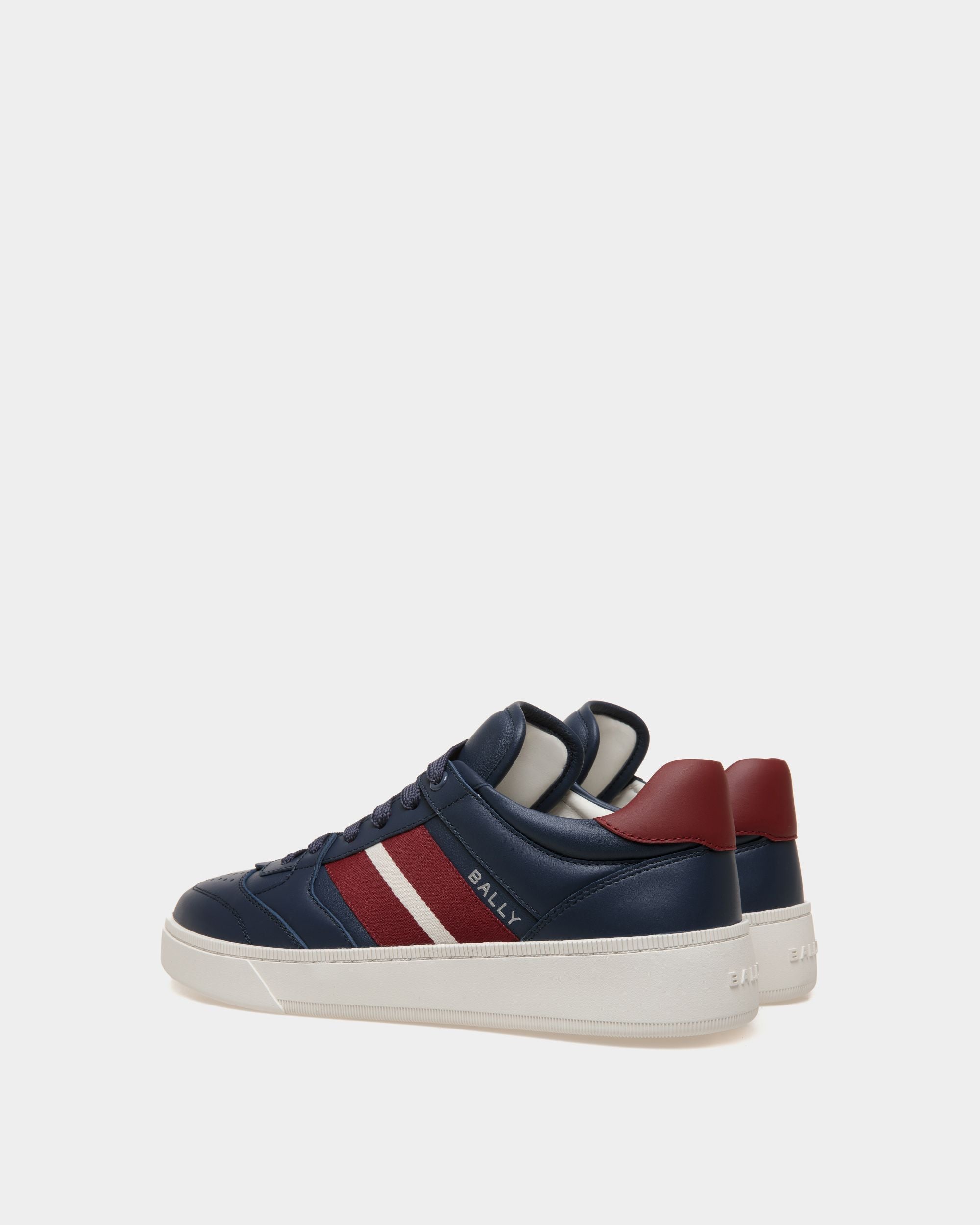 Sneaker Raise En Cuir Bleu - Homme - Bally - 03