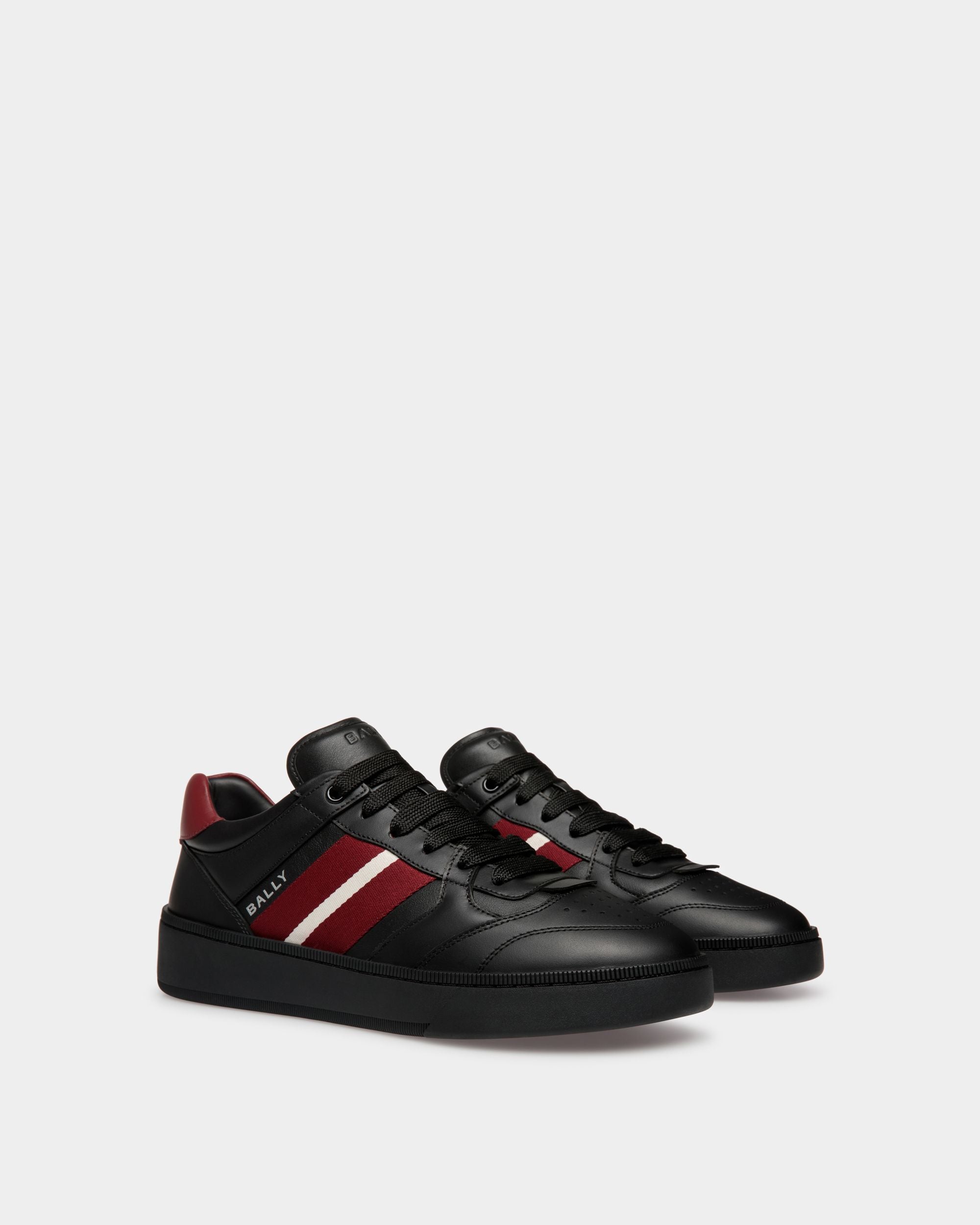 Sneaker Raise En Cuir Noir - Homme - Bally - 03