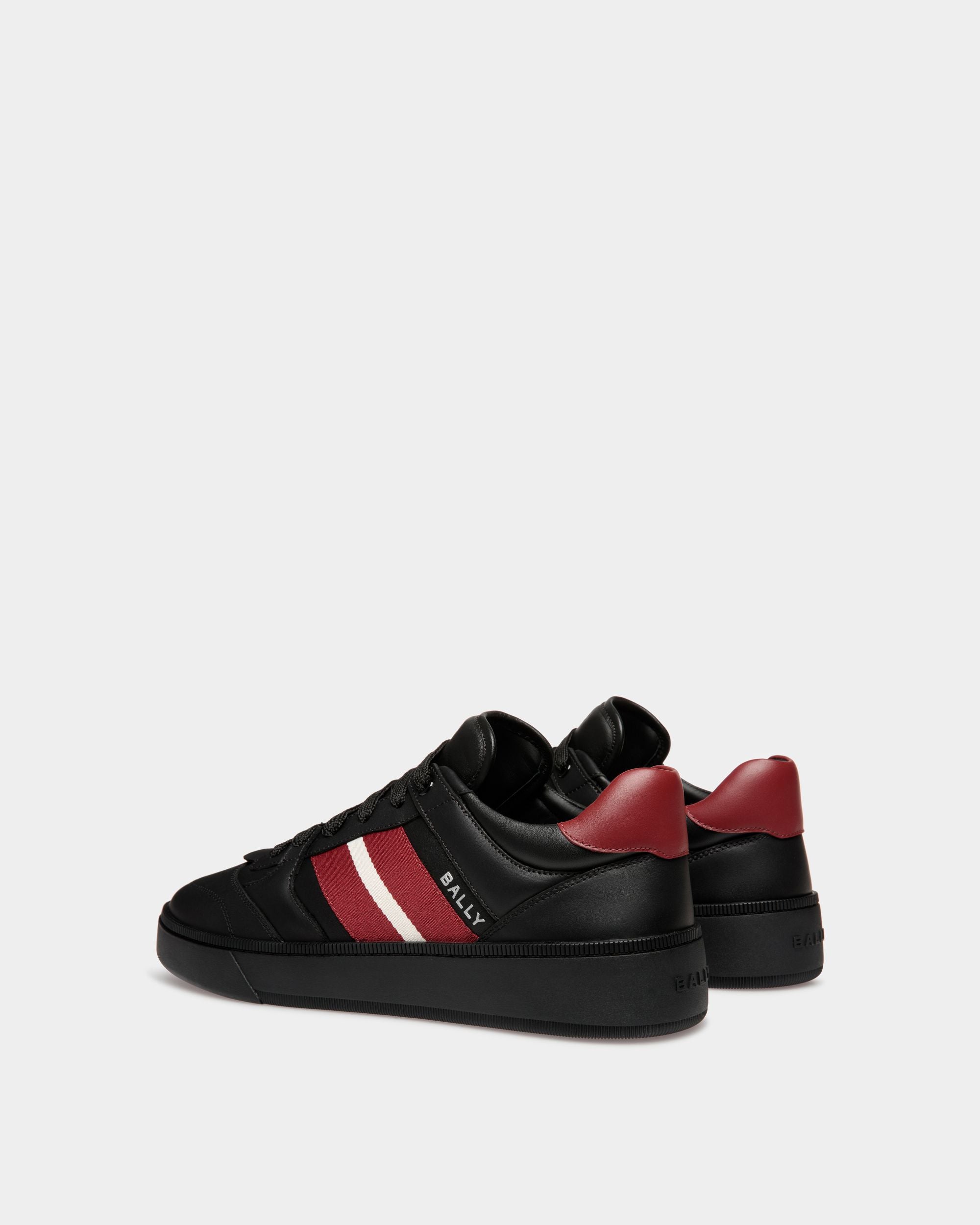 Sneaker Raise En Cuir Noir - Homme - Bally - 04