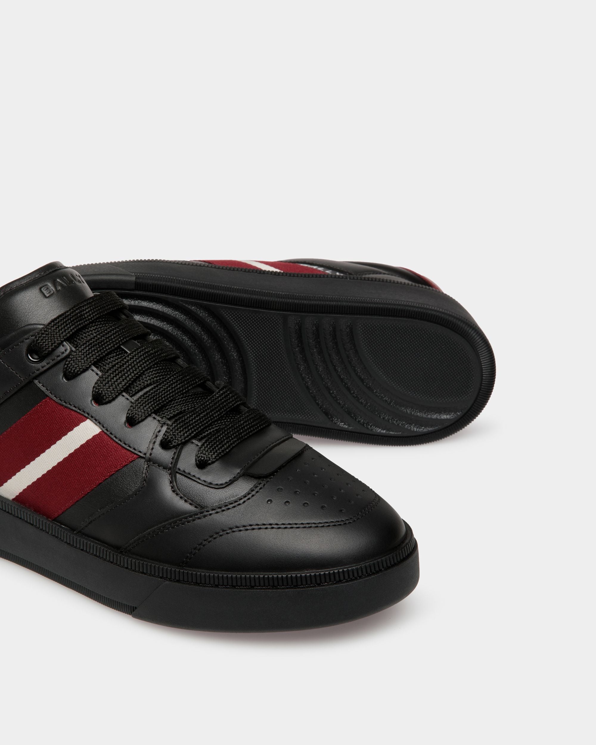 Sneaker Raise En Cuir Noir - Homme - Bally - 05