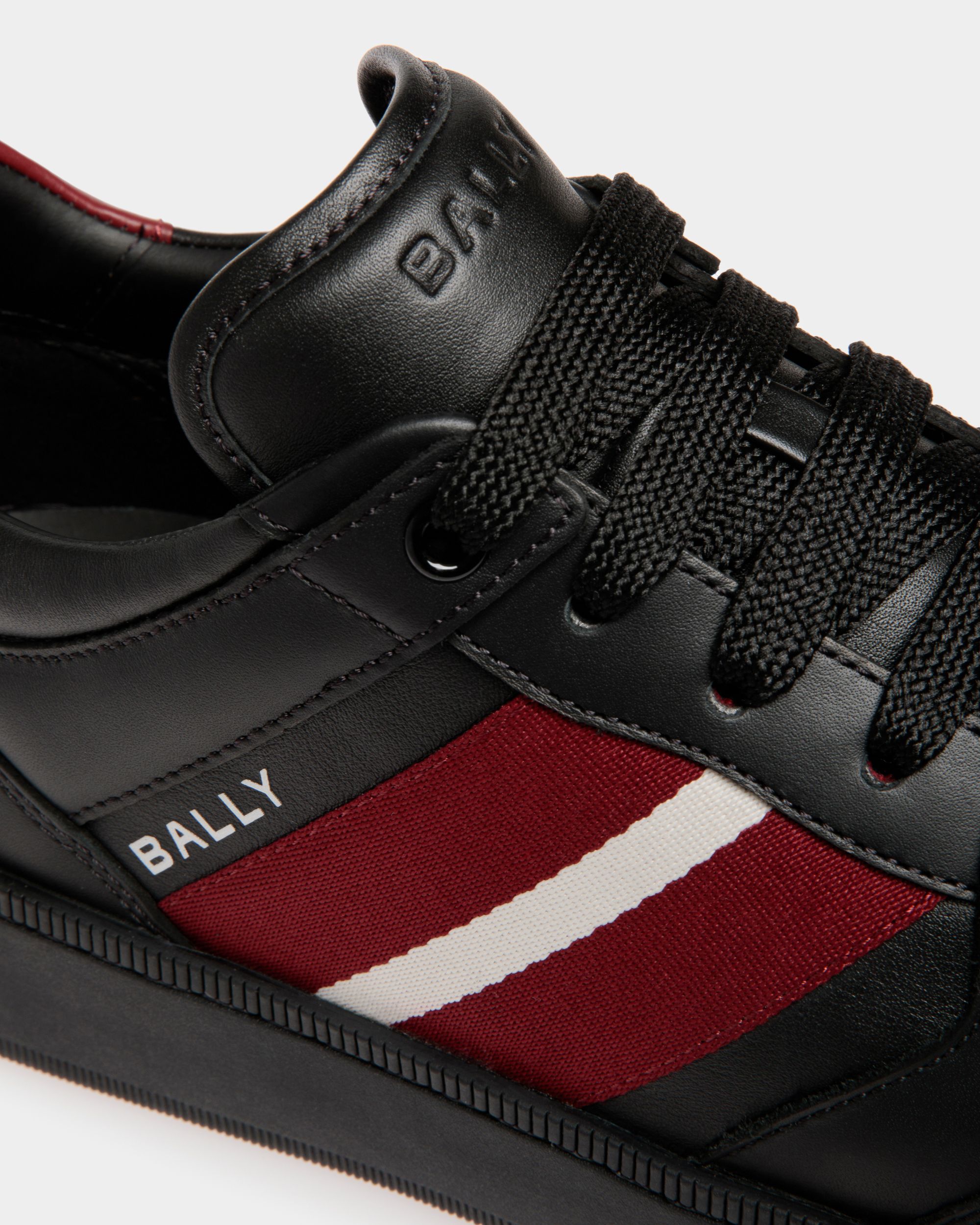 Sneaker Raise En Cuir Noir - Homme - Bally - 06