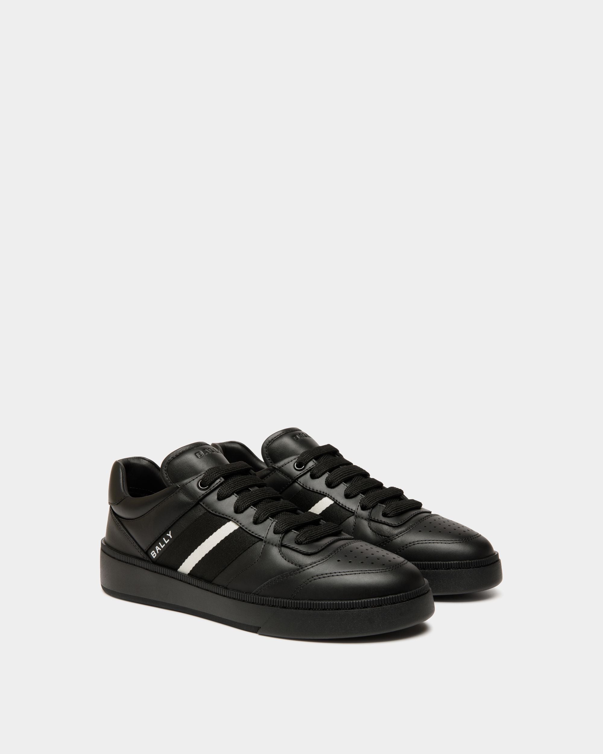 Zapatilla Raise De Piel Negra - Hombre - Bally - 02