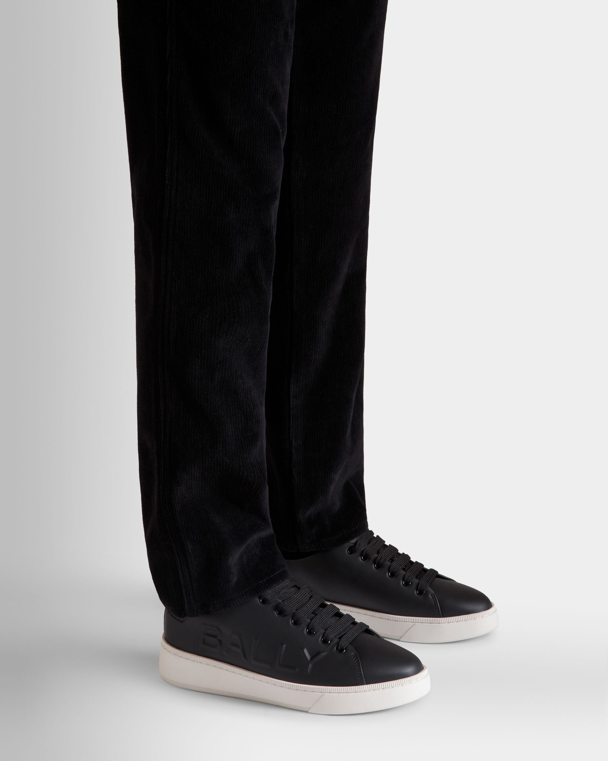 Sneaker Raise En Cuir Noir - Homme - Bally - 02