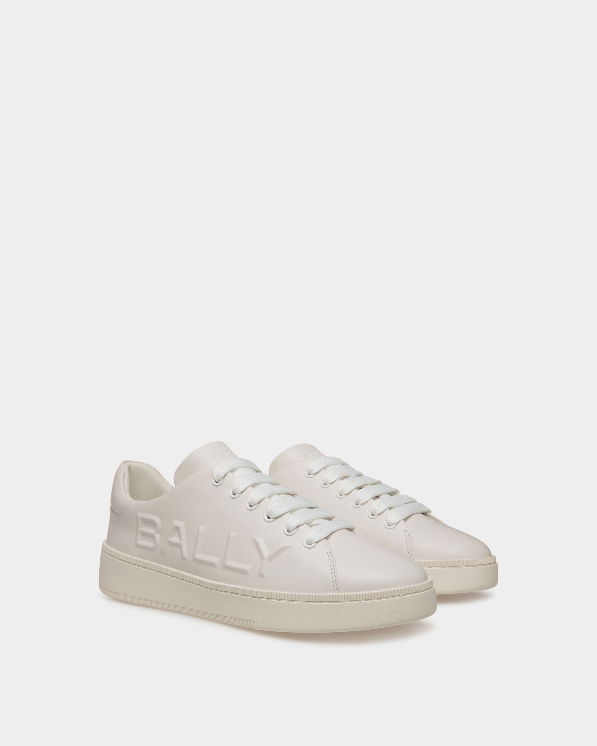 Sneaker Raise En Cuir Blanc - Homme - Bally - 02