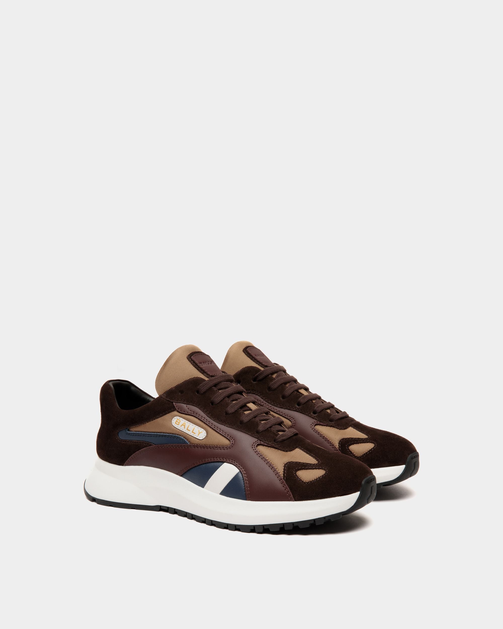 Sneaker Outline En Nylon Et Cuir - Homme - Bally - 02
