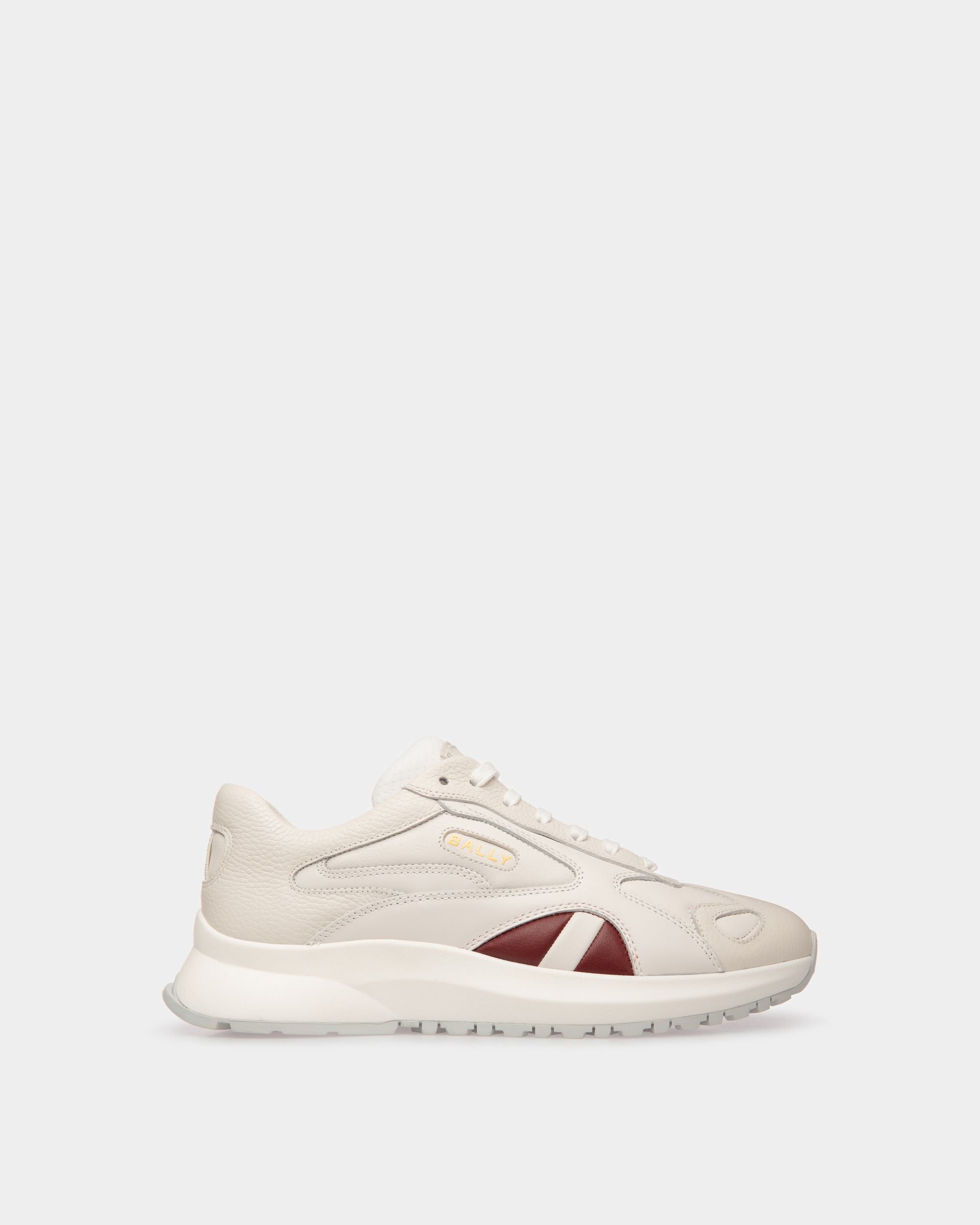 Outline Sneaker In White Leather - Herren - Bally - 01