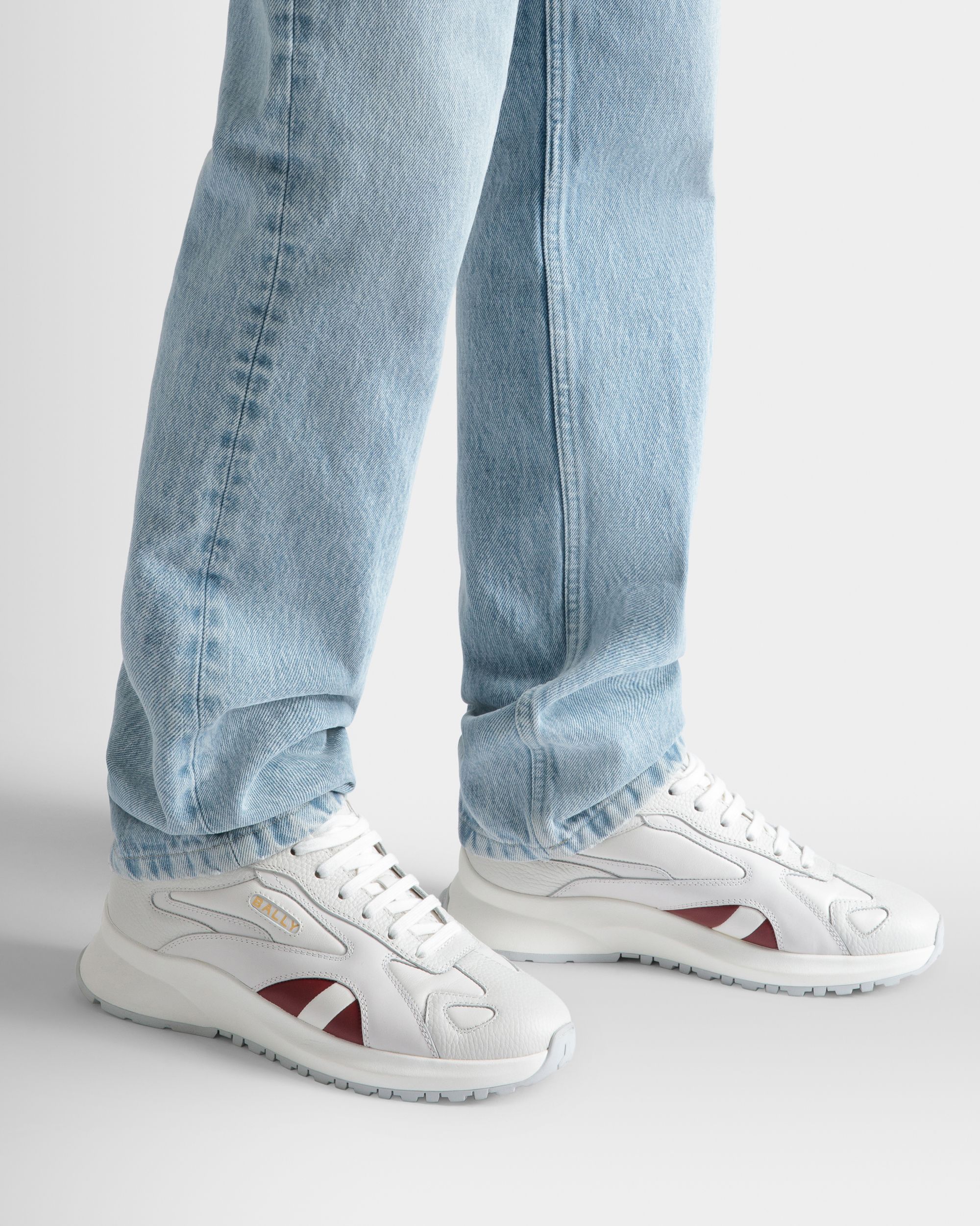 Outline Sneaker In White Leather - Herren - Bally - 02