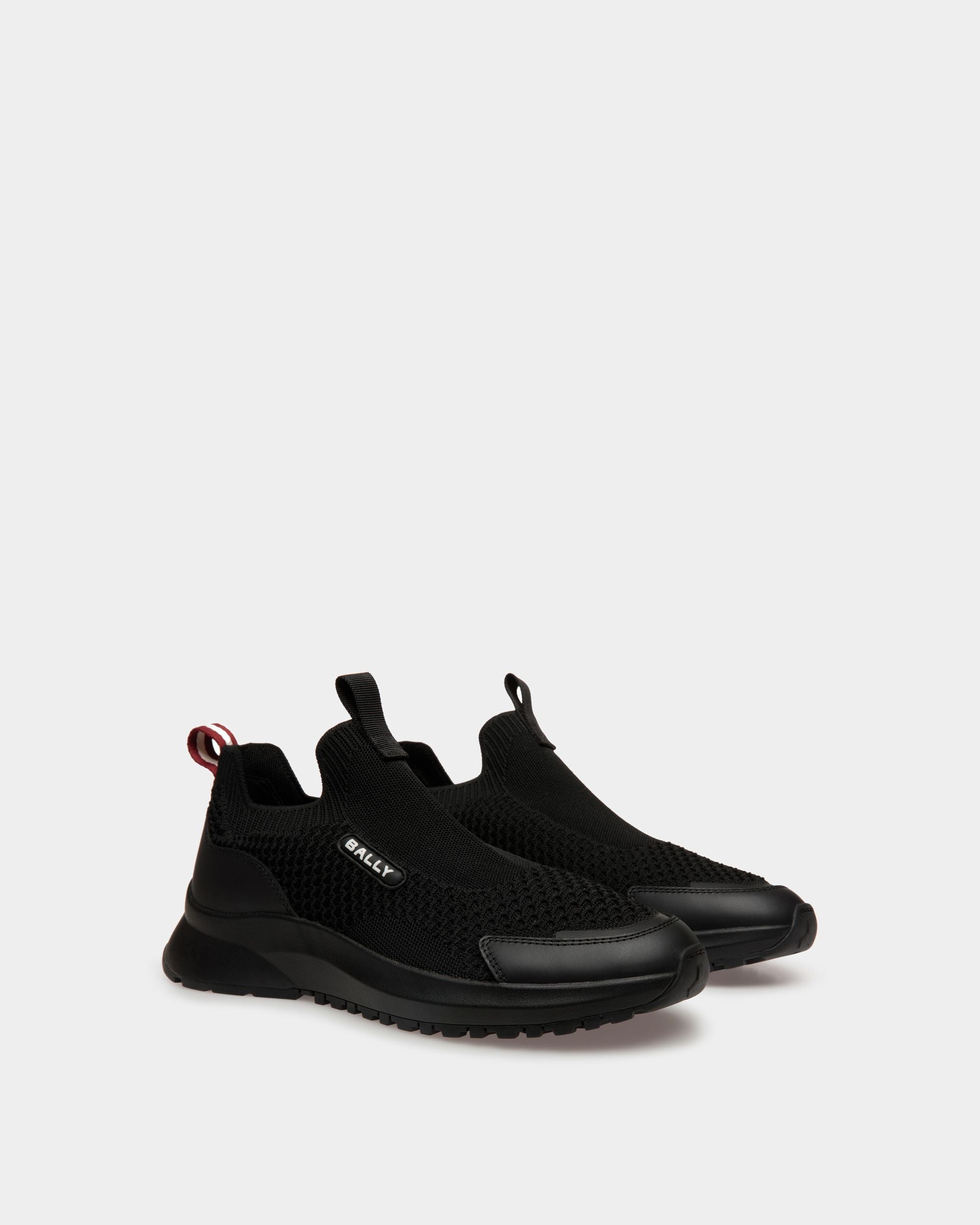 Zapatilla Outline De Nailon Negro - Hombre - Bally - 03