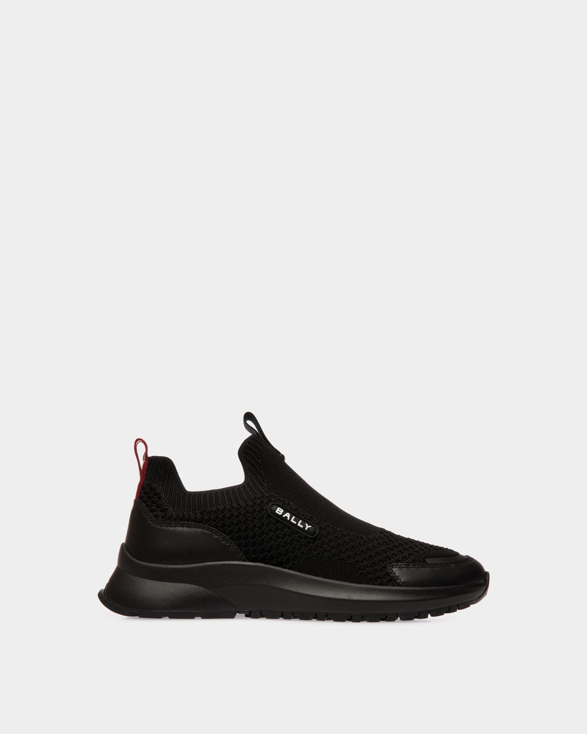 Outline Sneaker in Black Knit - Herren - Bally - 01