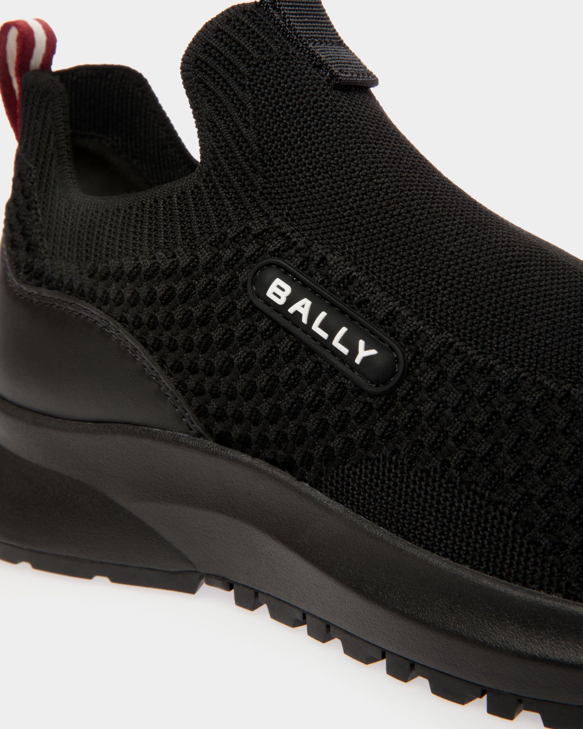 Outline Sneaker in Black Knit - Herren - Bally - 05