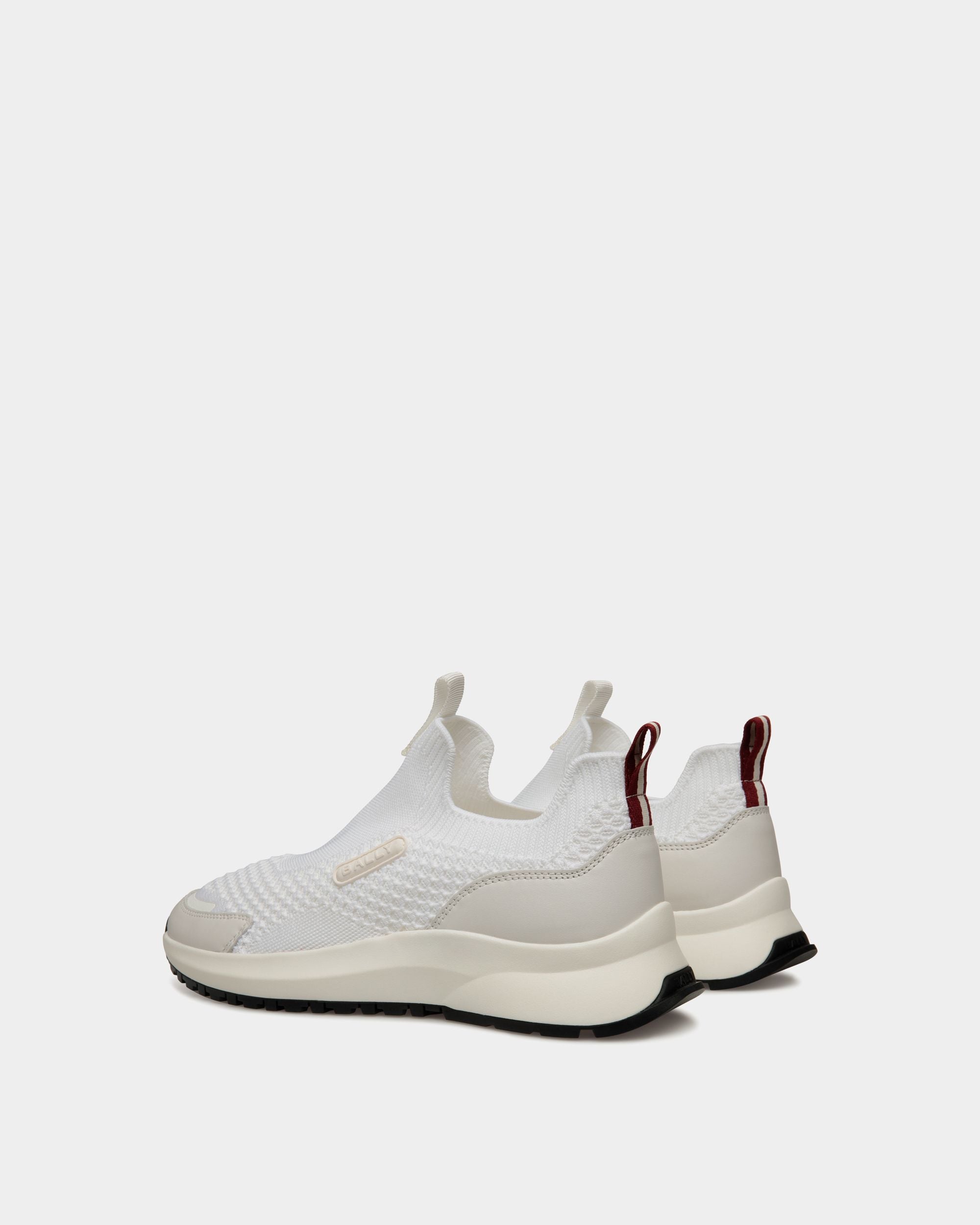 Outline Sneaker in White Knit - Herren - Bally - 03