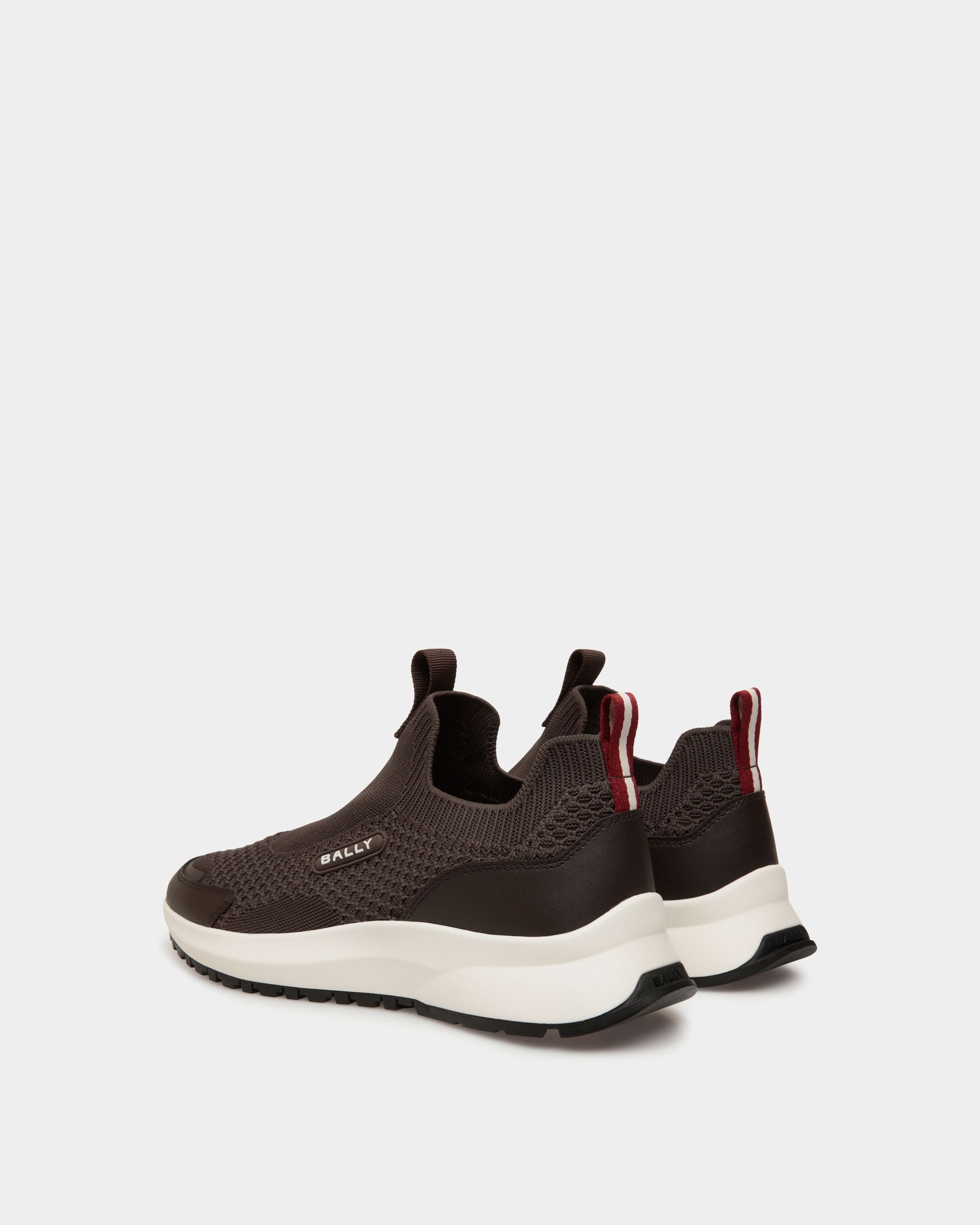 Outline Sneaker in Ebano Knit - Homme - Bally - 03