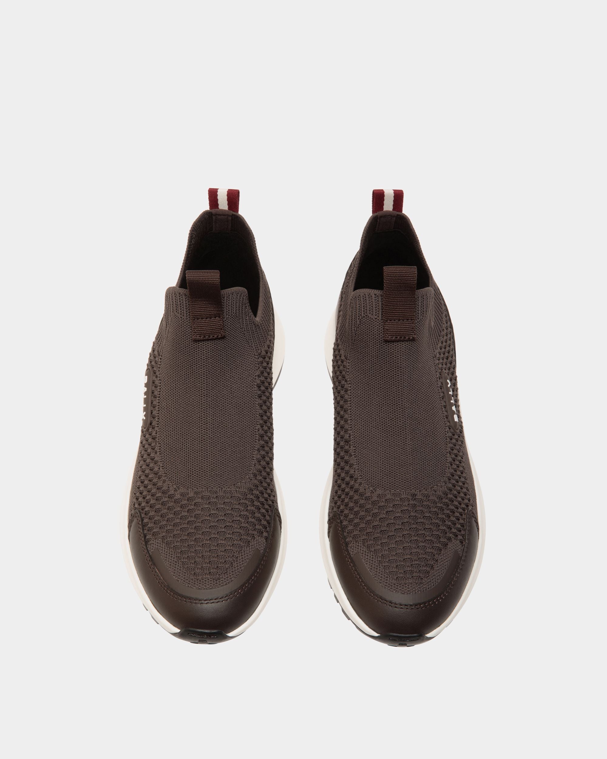 Outline Sneaker in Ebano Knit - Homme - Bally - 04