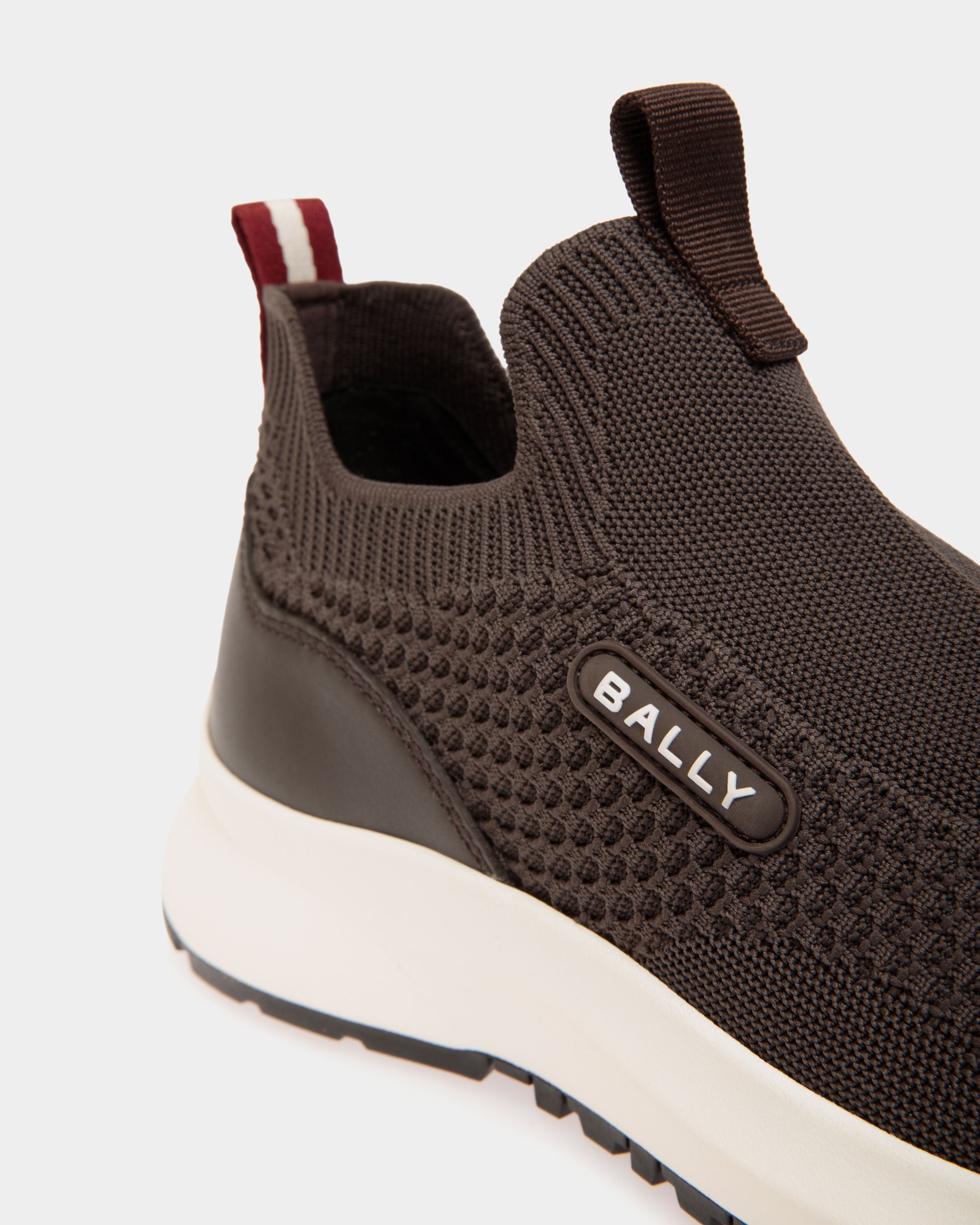 Outline Sneaker in Ebano Knit - Homme - Bally - 05