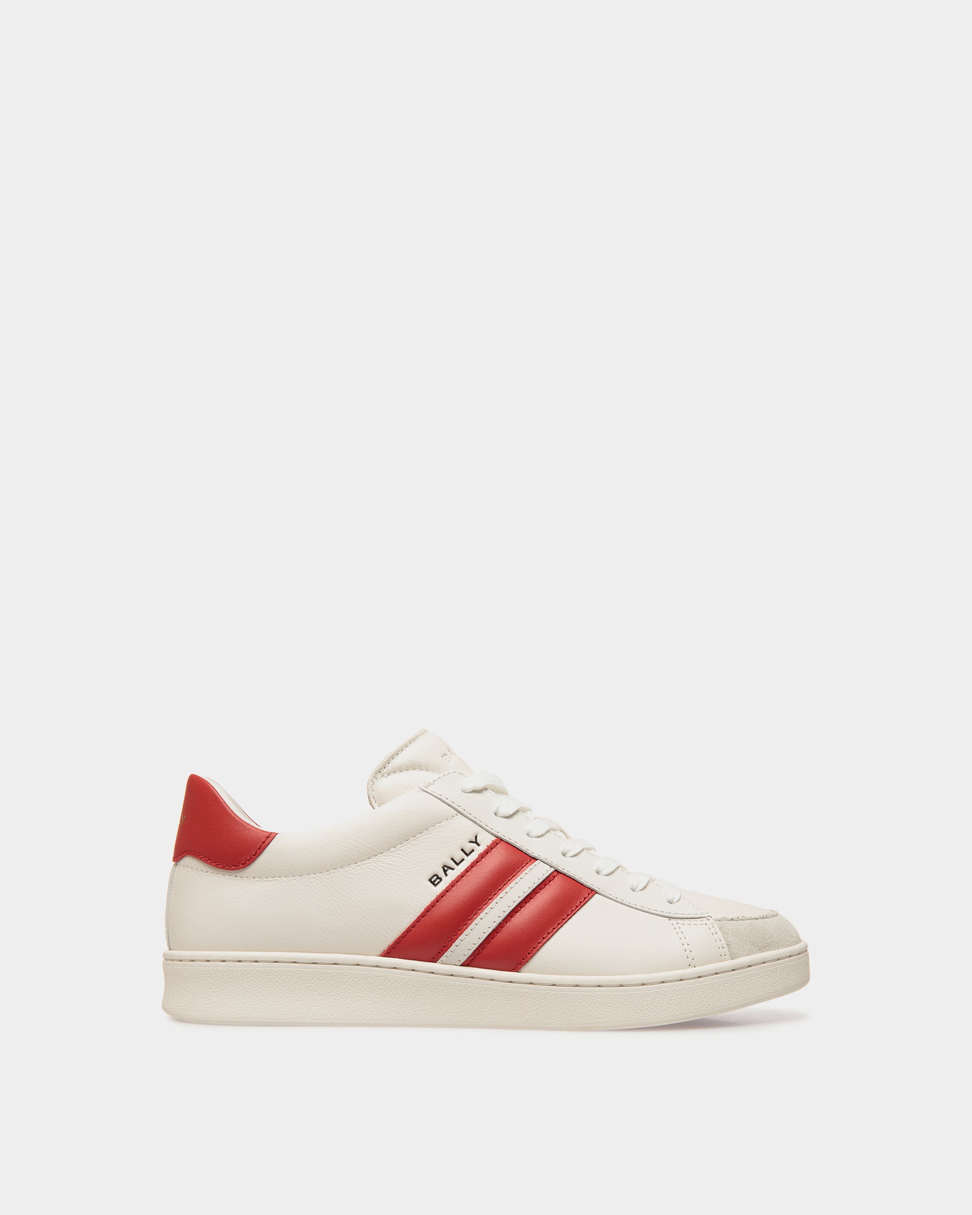Red bally sneakers store