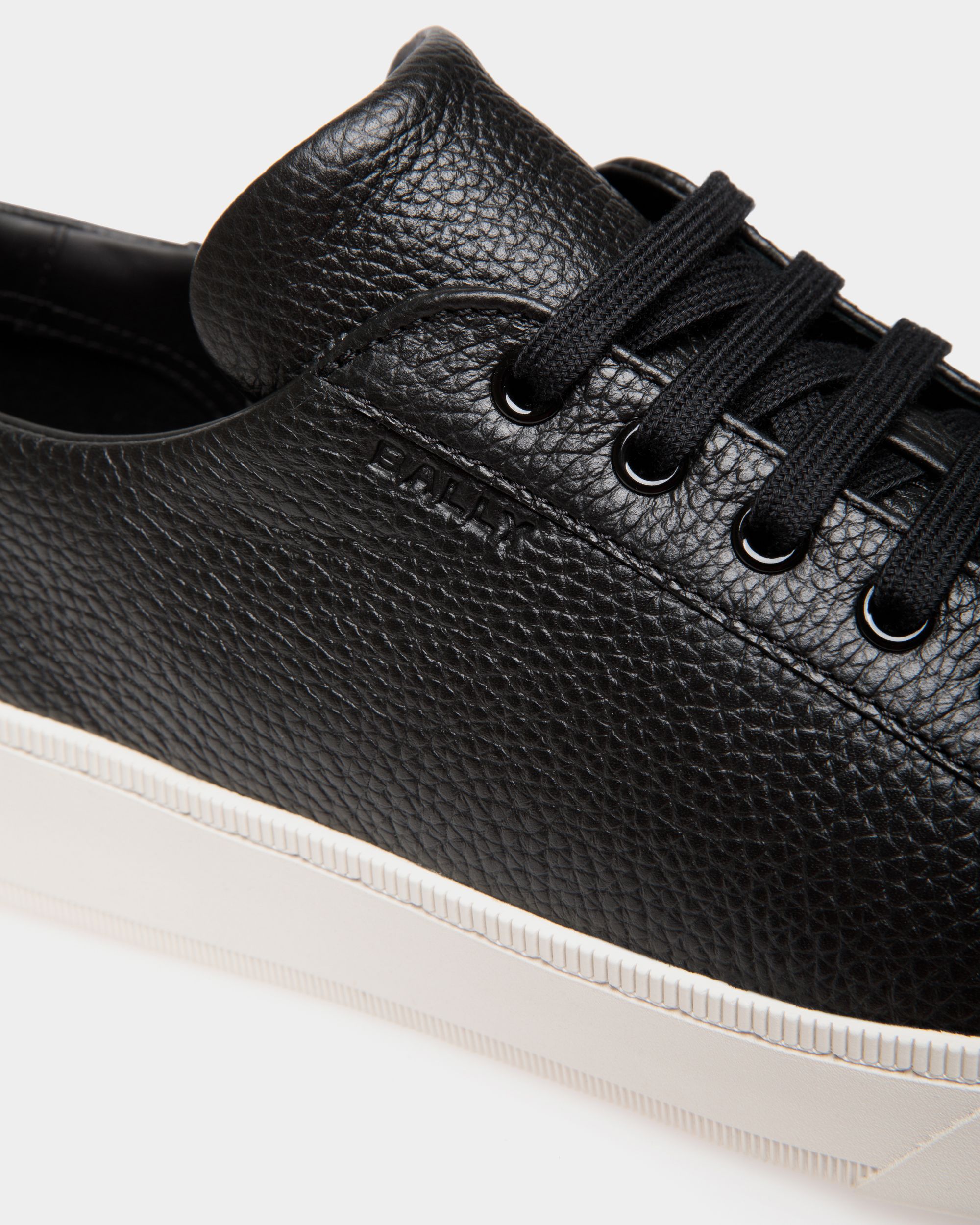 Raise Sneaker Aus Genarbtem Leder In Schwarz - Herren - Bally - 05