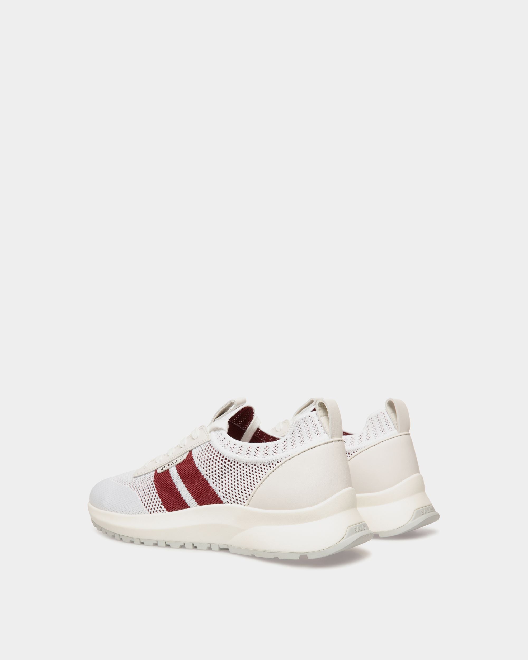 Zapatilla Outline De Punto Blanco - Hombre - Bally - 04