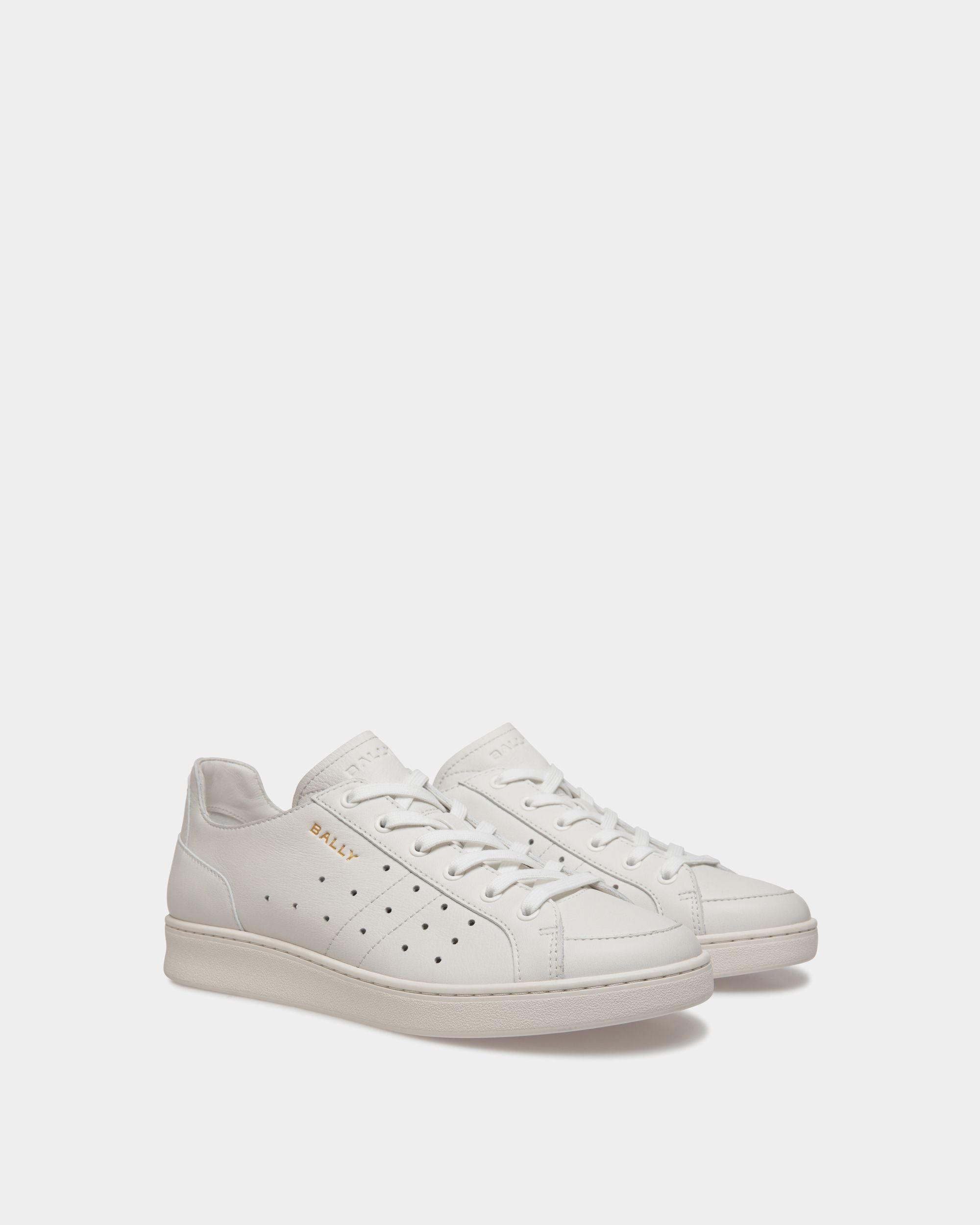 Sneakers Tennis Aus Leder In Weiß - Herren - Bally - 03