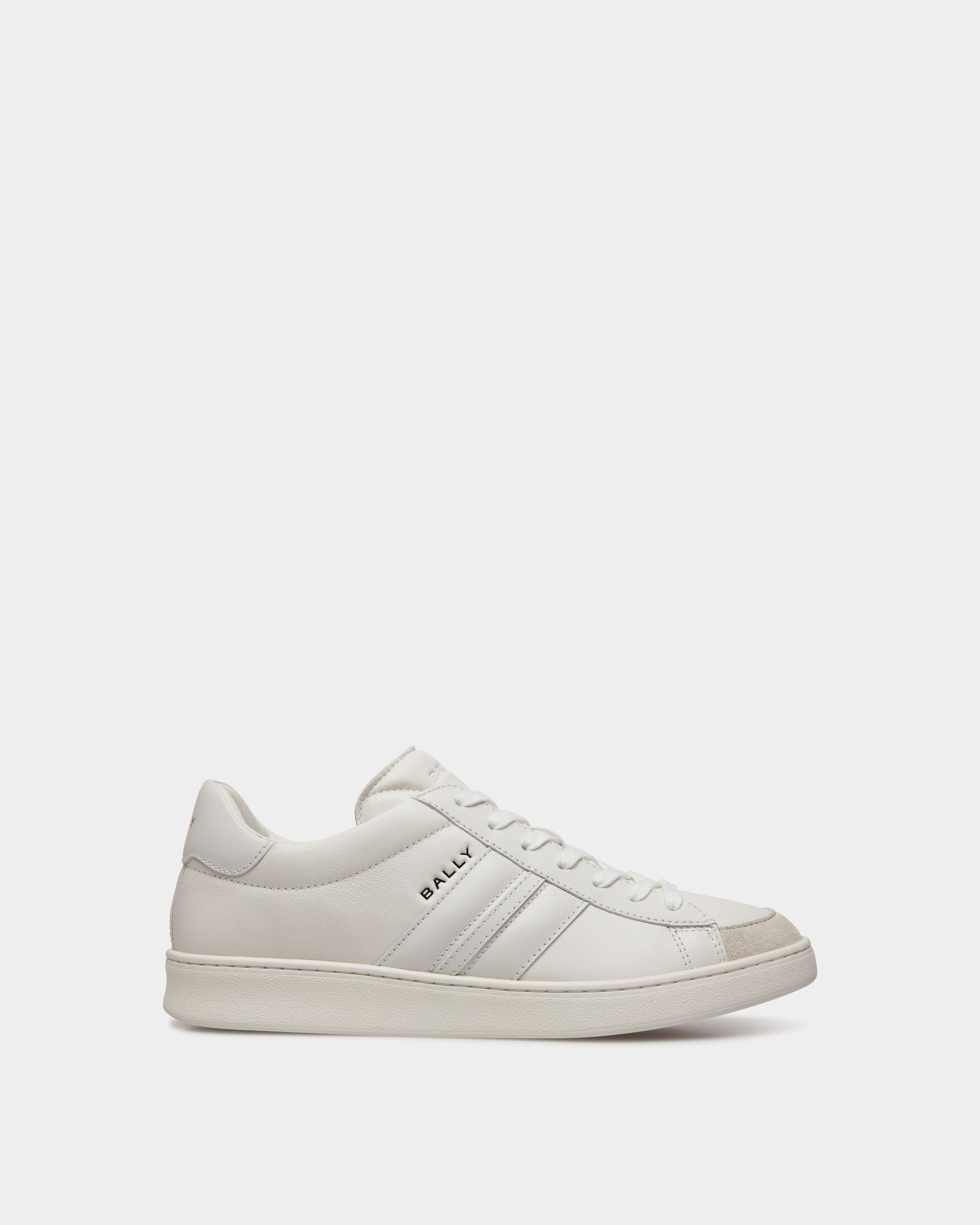 Tennis Sneaker In White Leather - Herren - Bally - 01