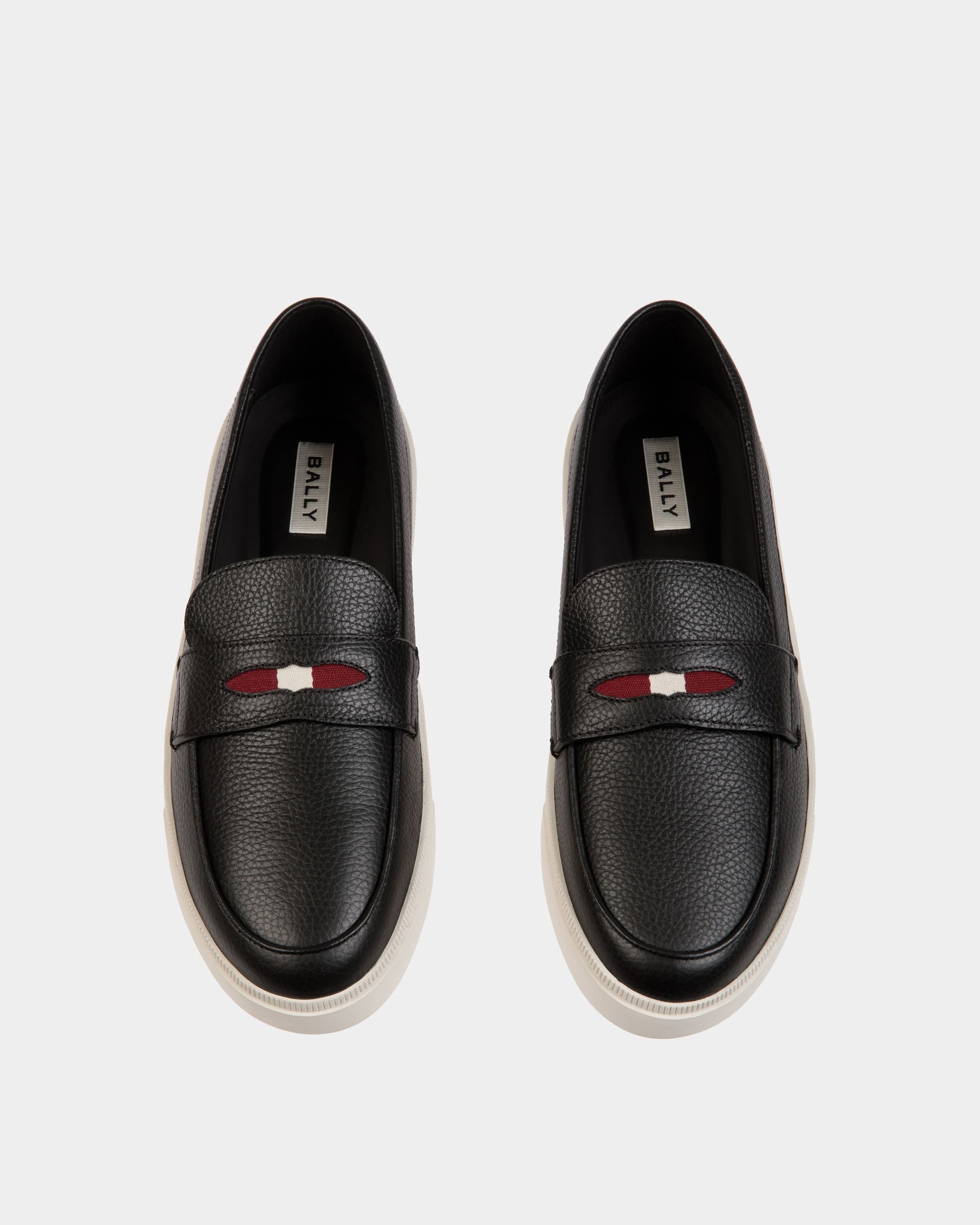 Raise Sneaker Aus Genarbtem Leder In Schwarz - Herren - Bally - 04