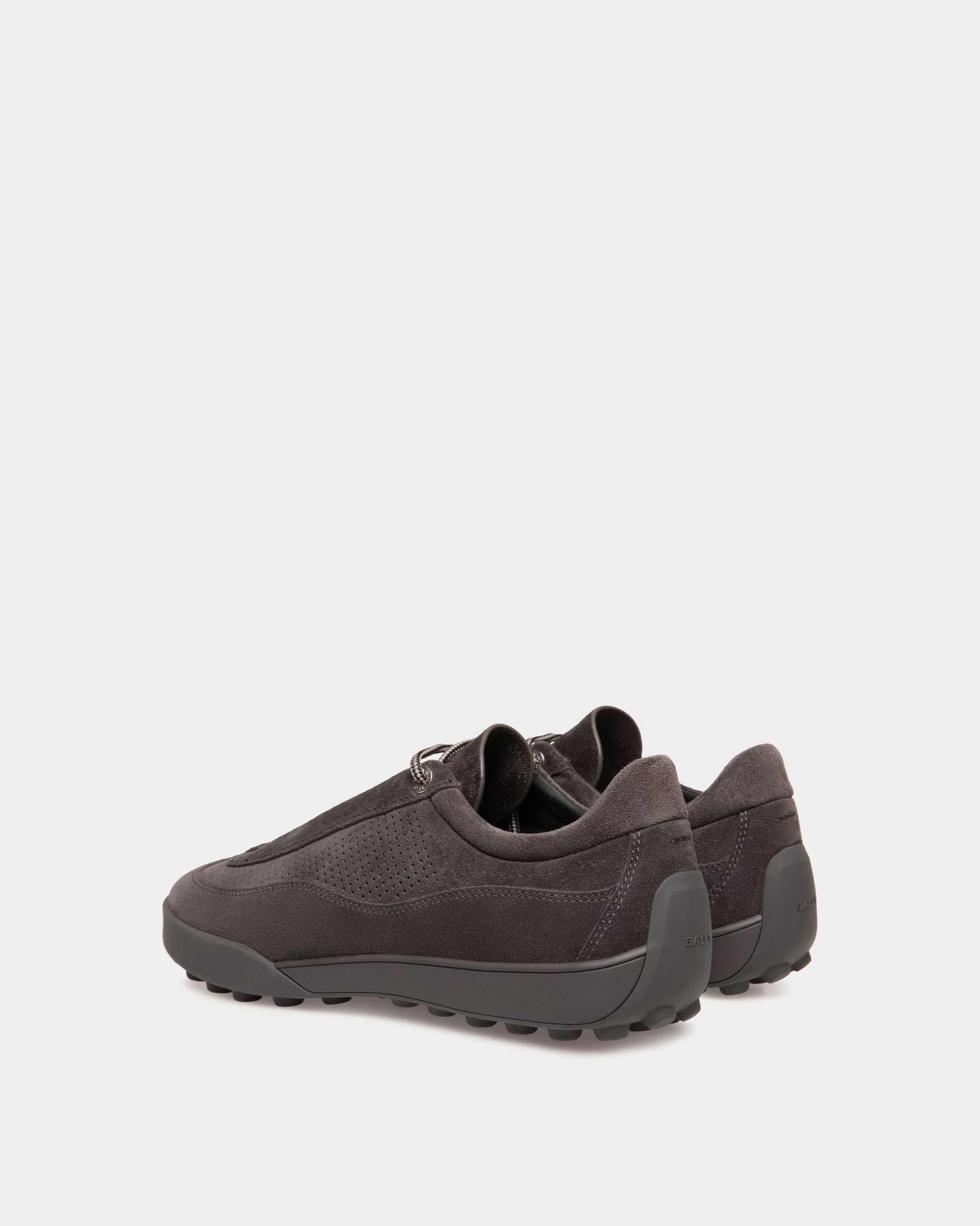 Sneaker Manto Runner En Daim Dark Grey - Homme - Bally - 03