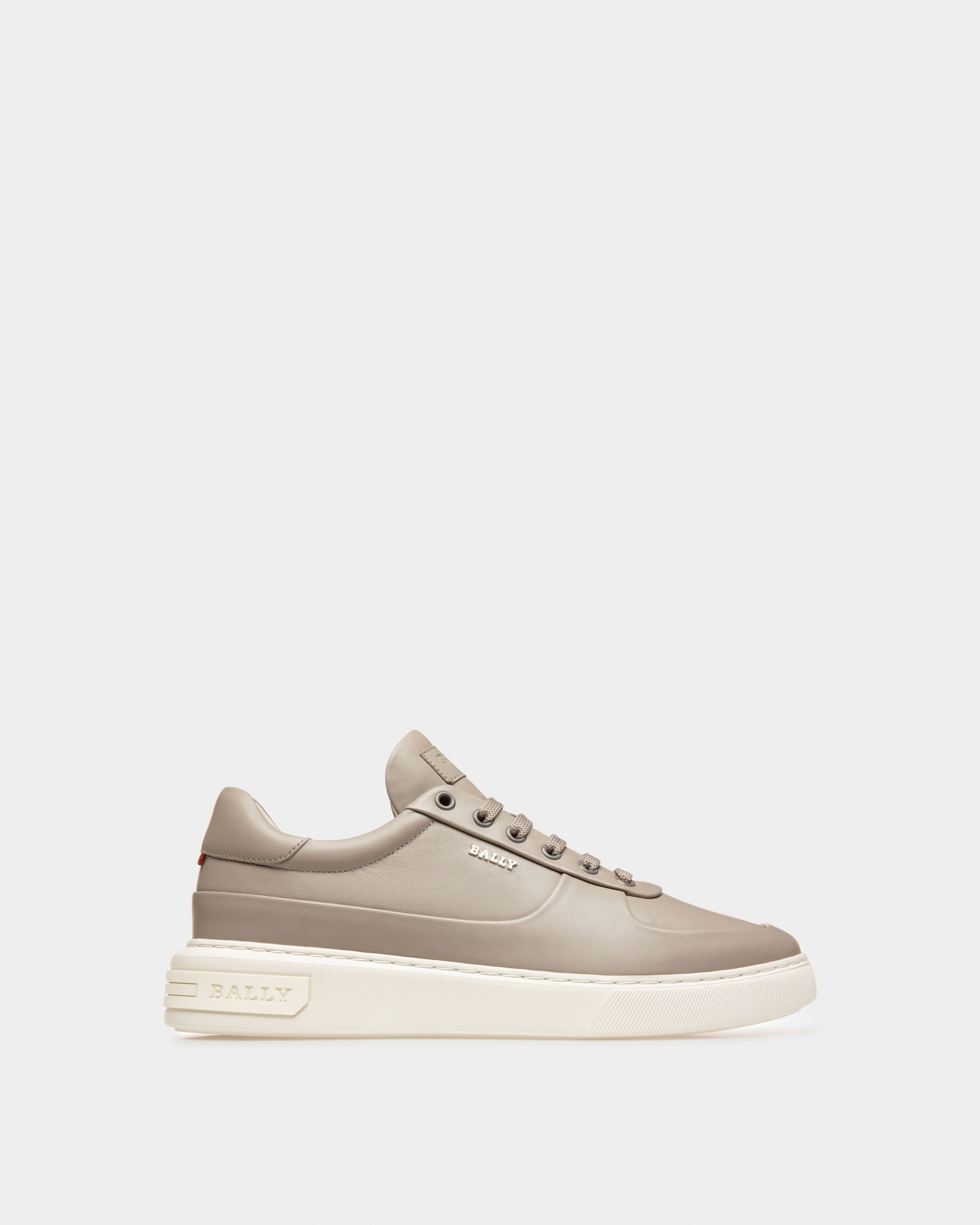 Manny Sneaker Aus Grauem Leder - Herren - Bally - 01