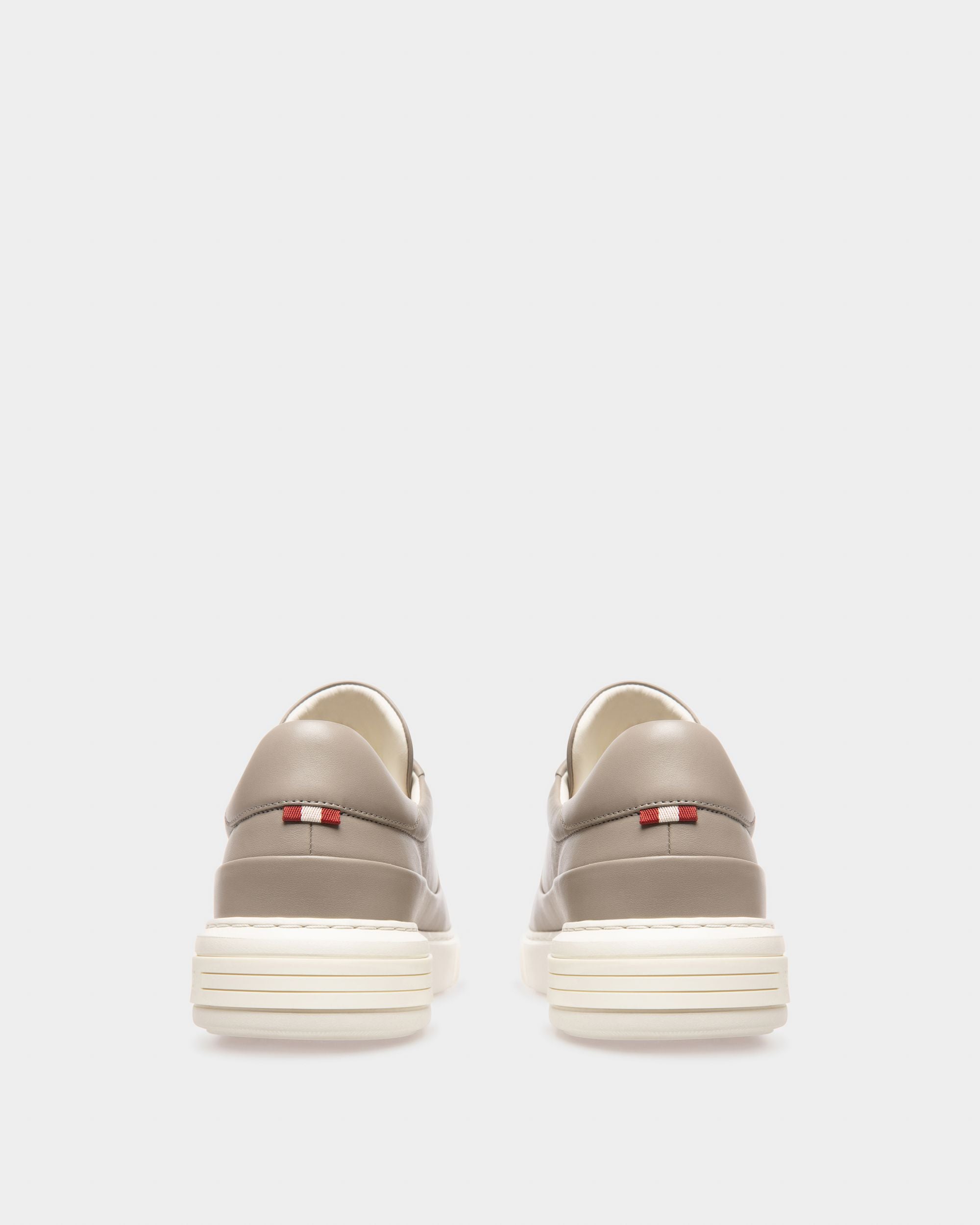 Manny Sneaker Aus Grauem Leder - Herren - Bally - 04