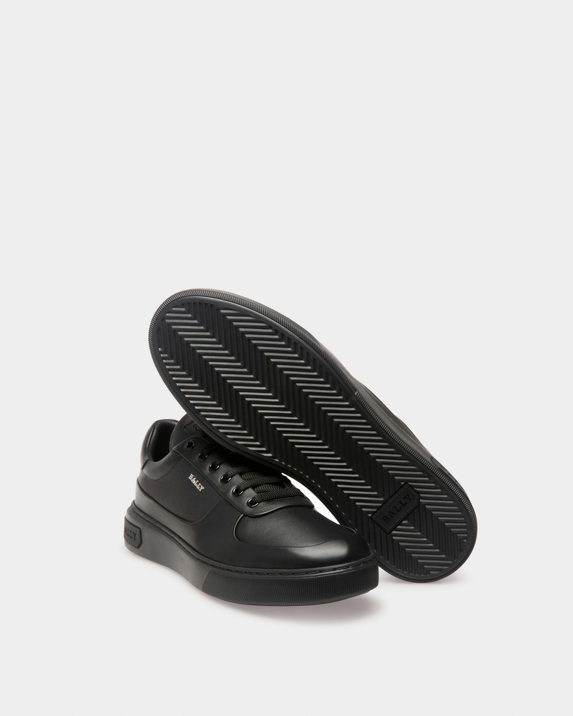 Manny Sneakers En Cuir Noir - Homme - Bally - 05