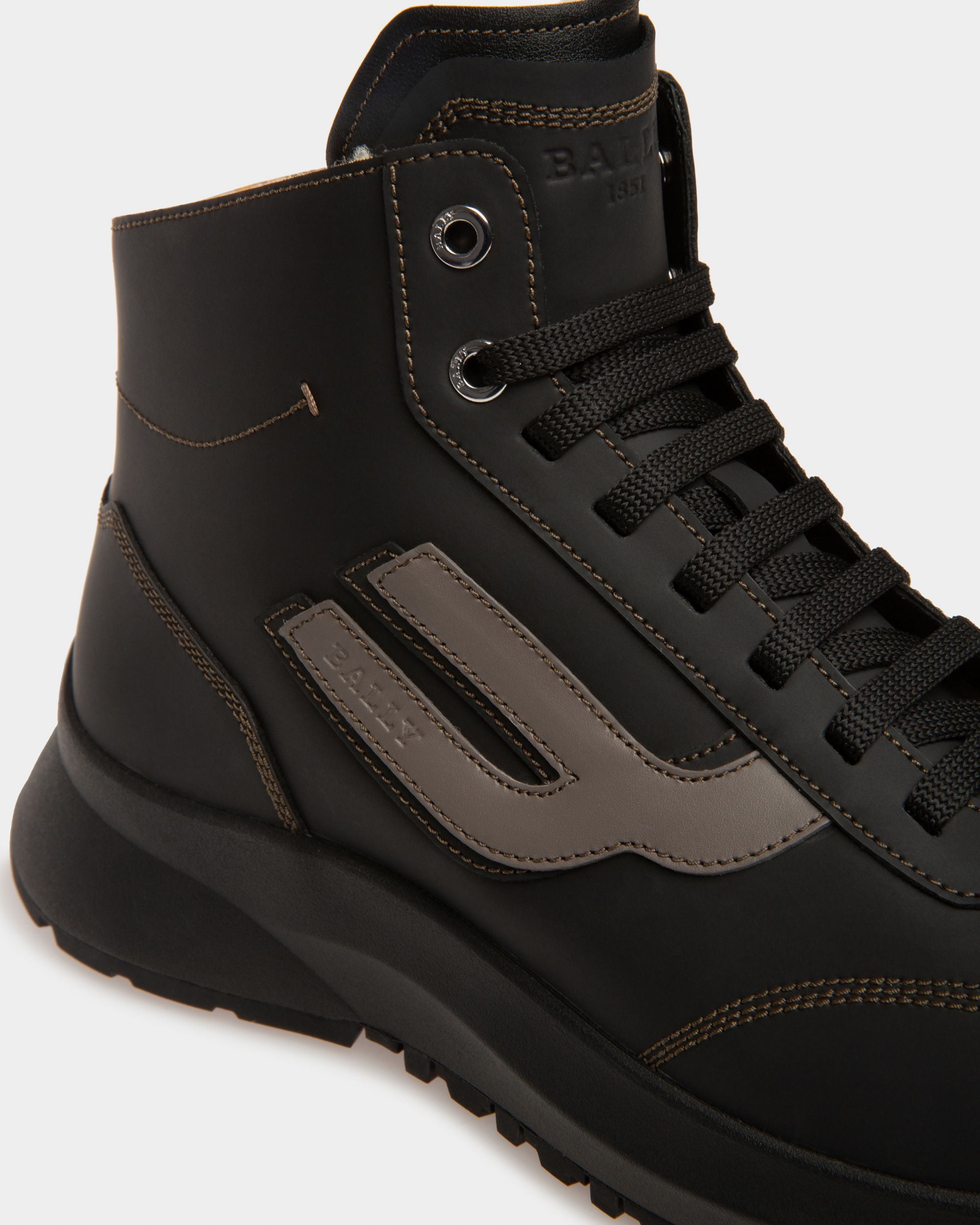 Darrel Sneakers En Cuir Noir - Homme - Bally - 06