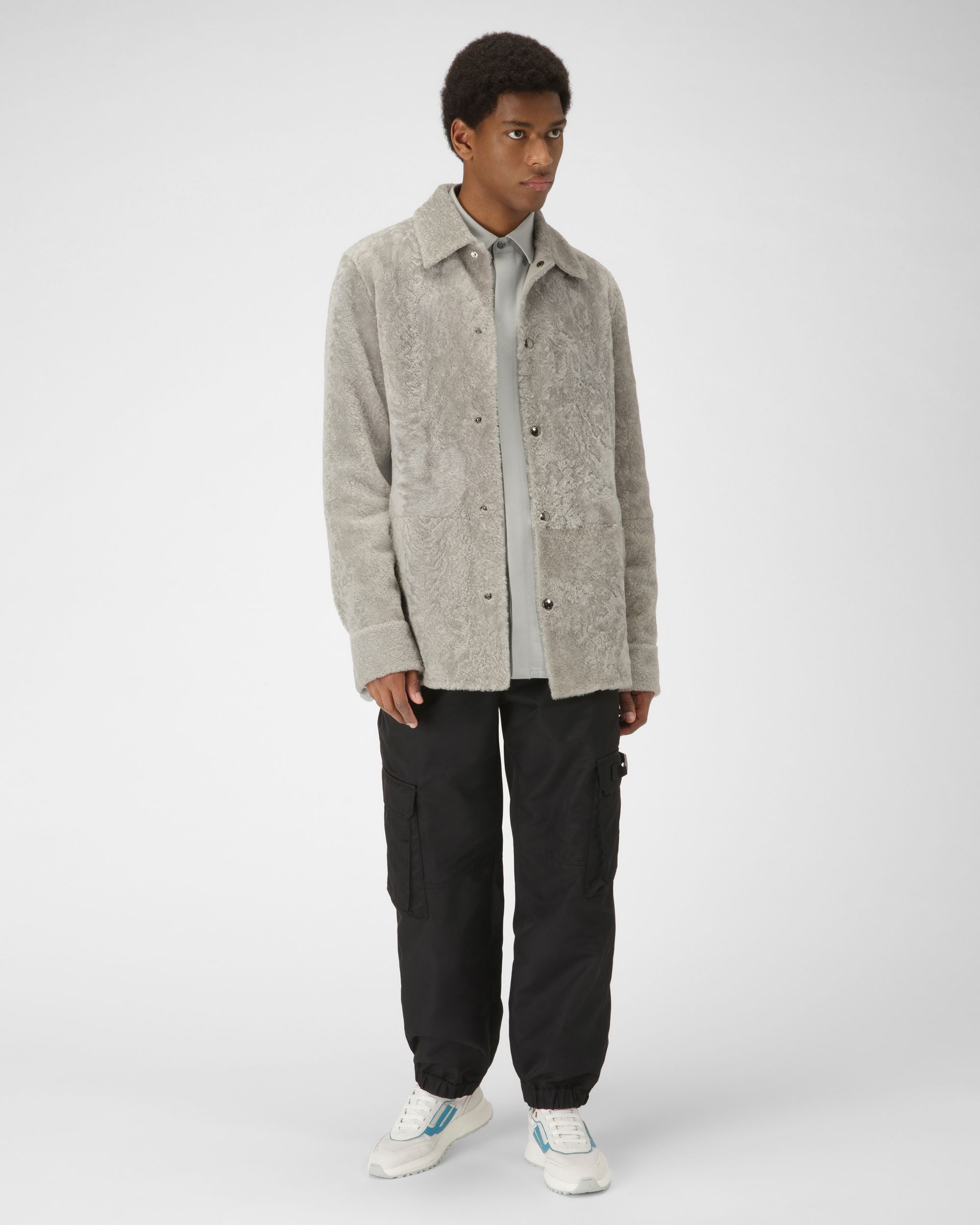 Demmy Sneakers En Maille Et Cuir Blanc - Homme - Bally - 03