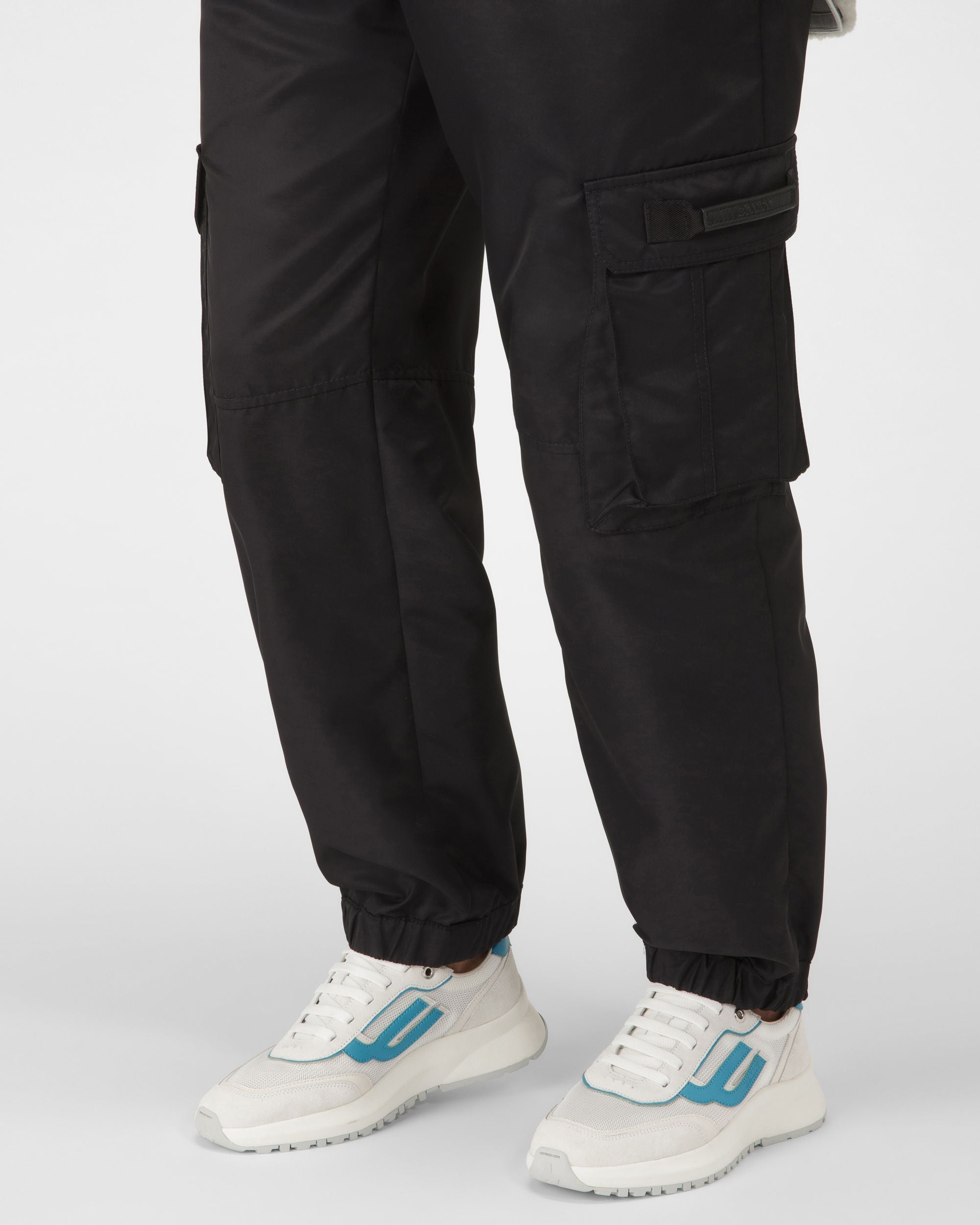 Demmy Sneakers En Maille Et Cuir Blanc - Homme - Bally - 05