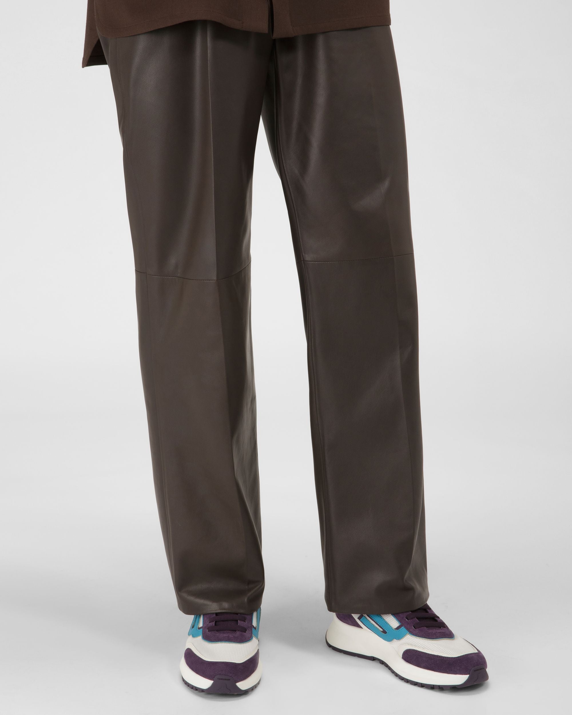 Demmy Sneakers En Mesh & Cuir Blanc & Violet - Homme - Bally - 05