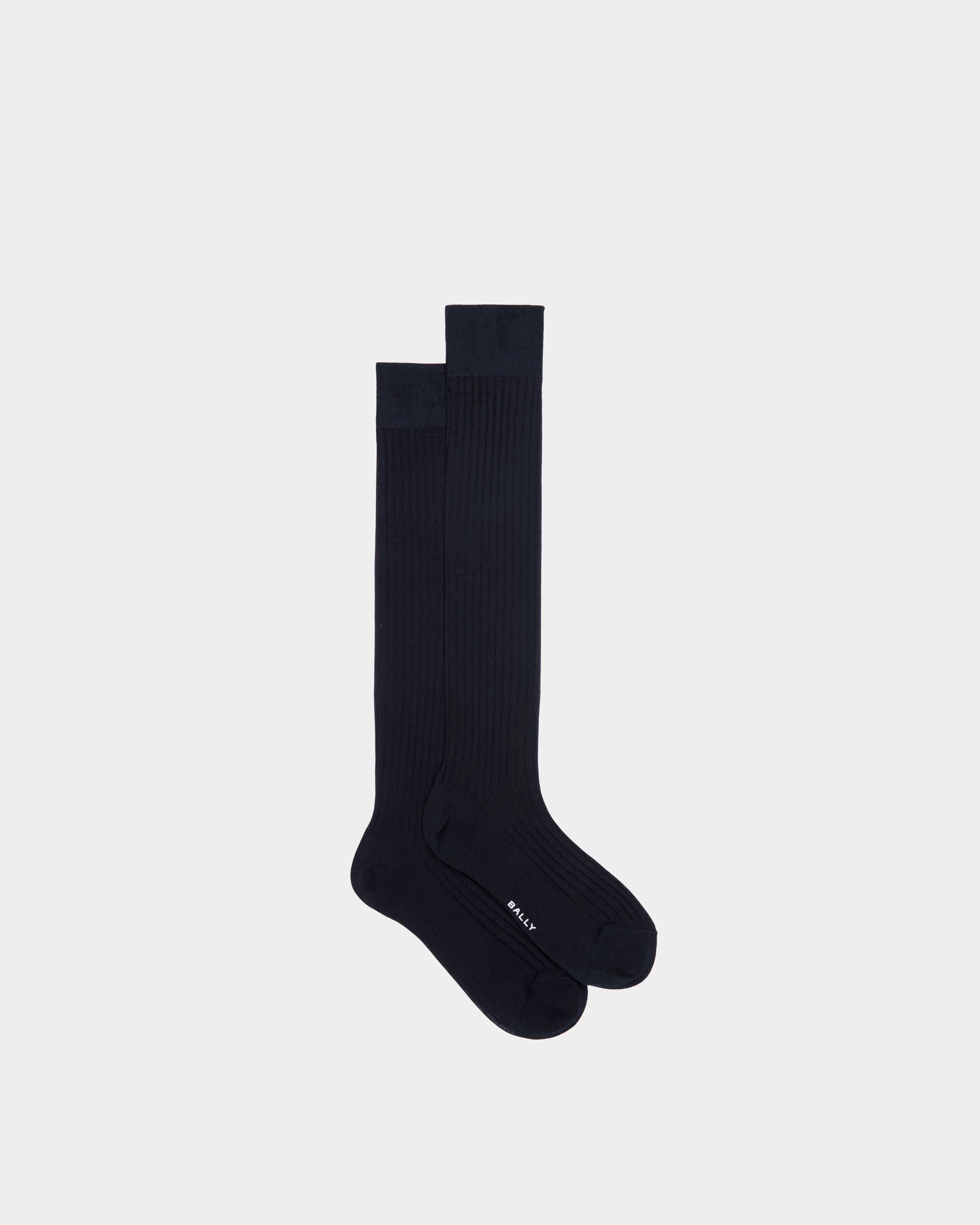Socken Aus Baumwolle In Navy Blue - Herren - Bally - 01