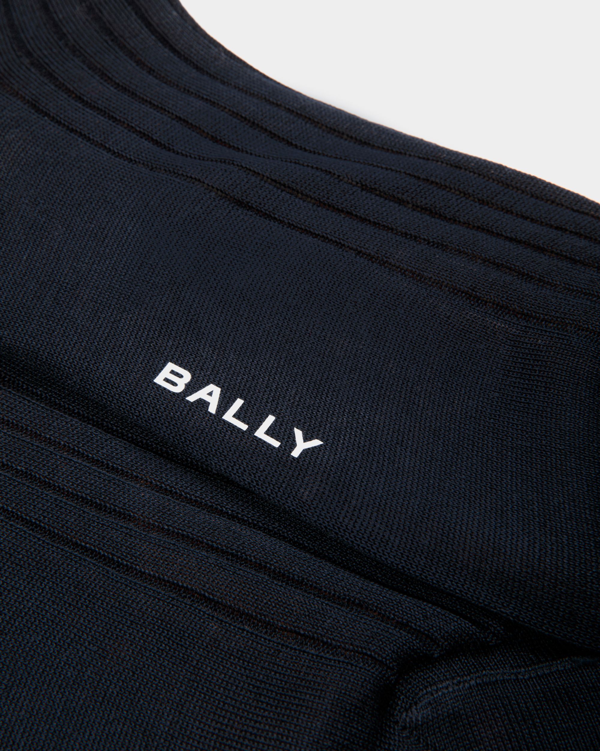 Socken Aus Baumwolle In Navy Blue - Herren - Bally - 02