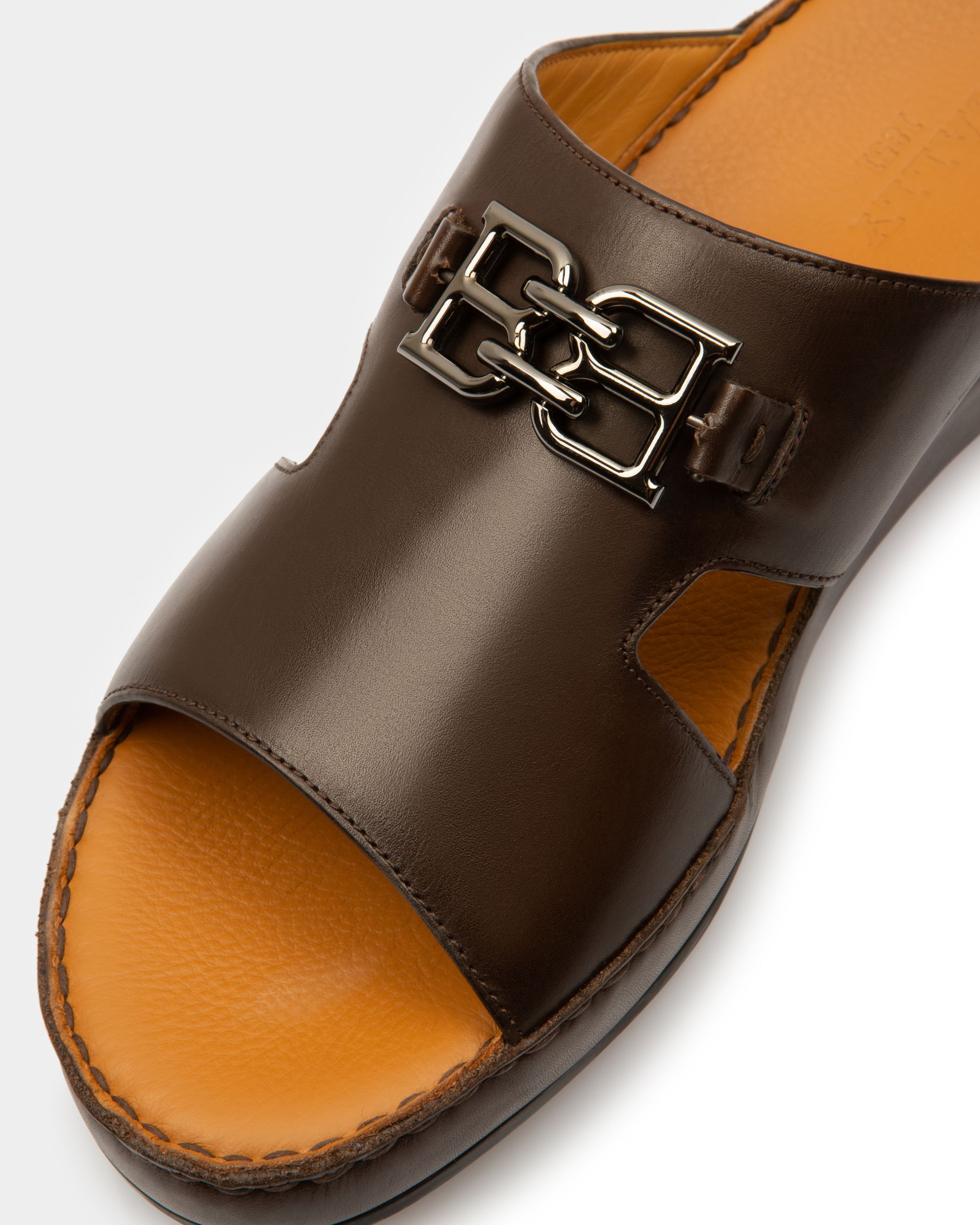 Harames Sandales En Cuir Marron - Homme - Bally - 02